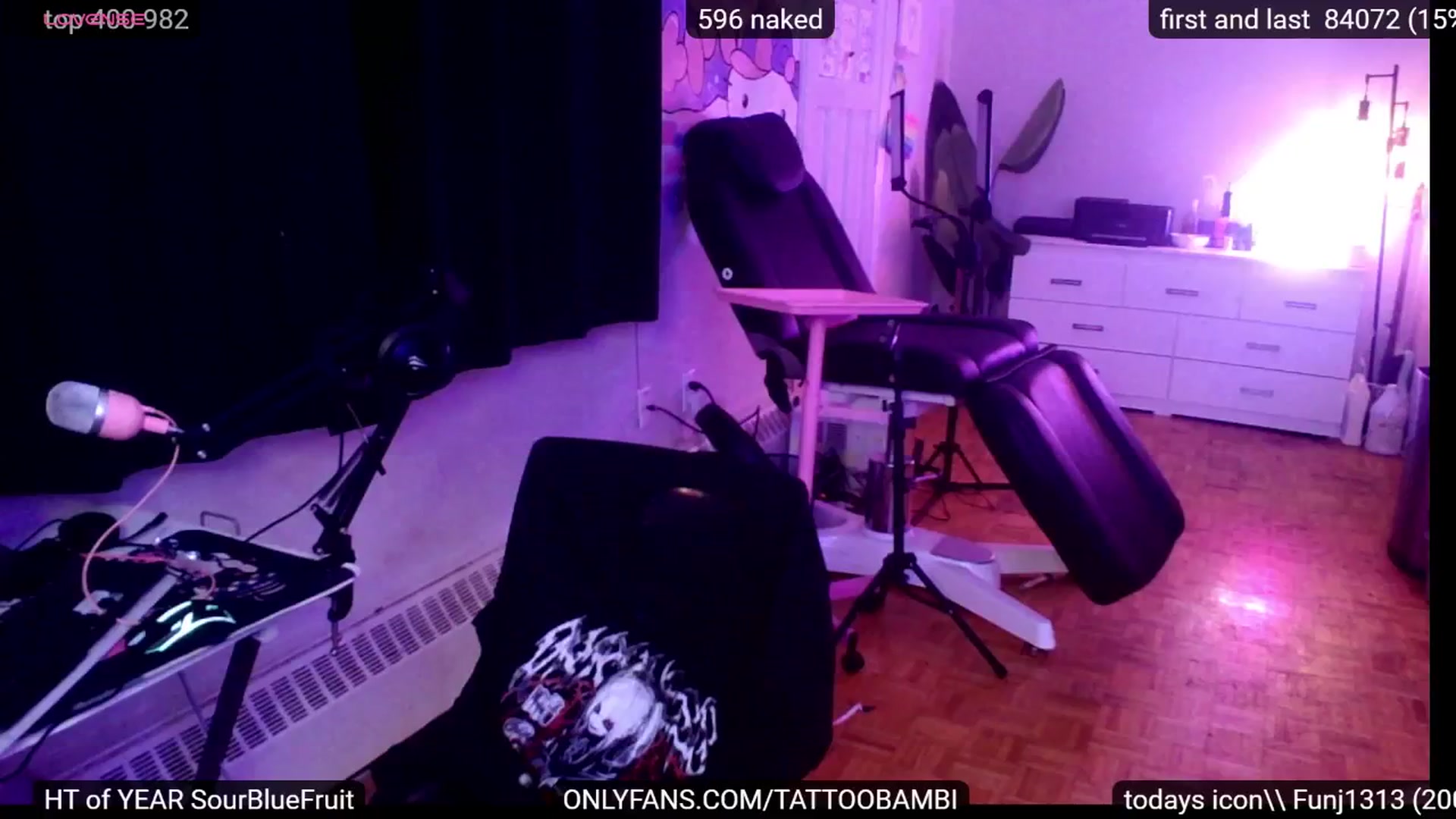 Gallery image thumbnail from Tattoobambi's myfreecams stream on, 09/12/2024, 01:49 image 7 of 20