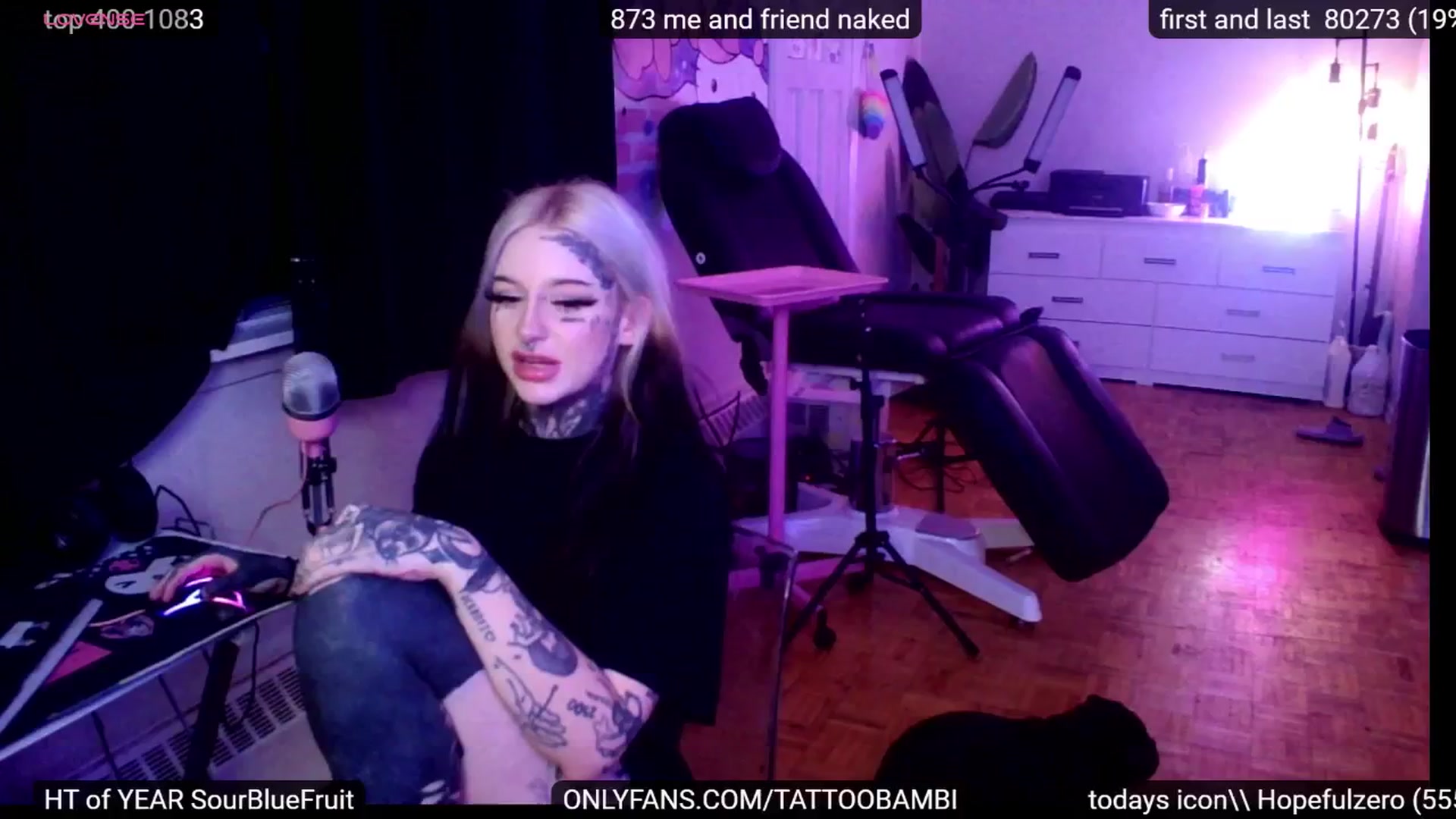Gallery image thumbnail from Tattoobambi's myfreecams stream on, 09/16/2024, 03:01 image 13 of 20
