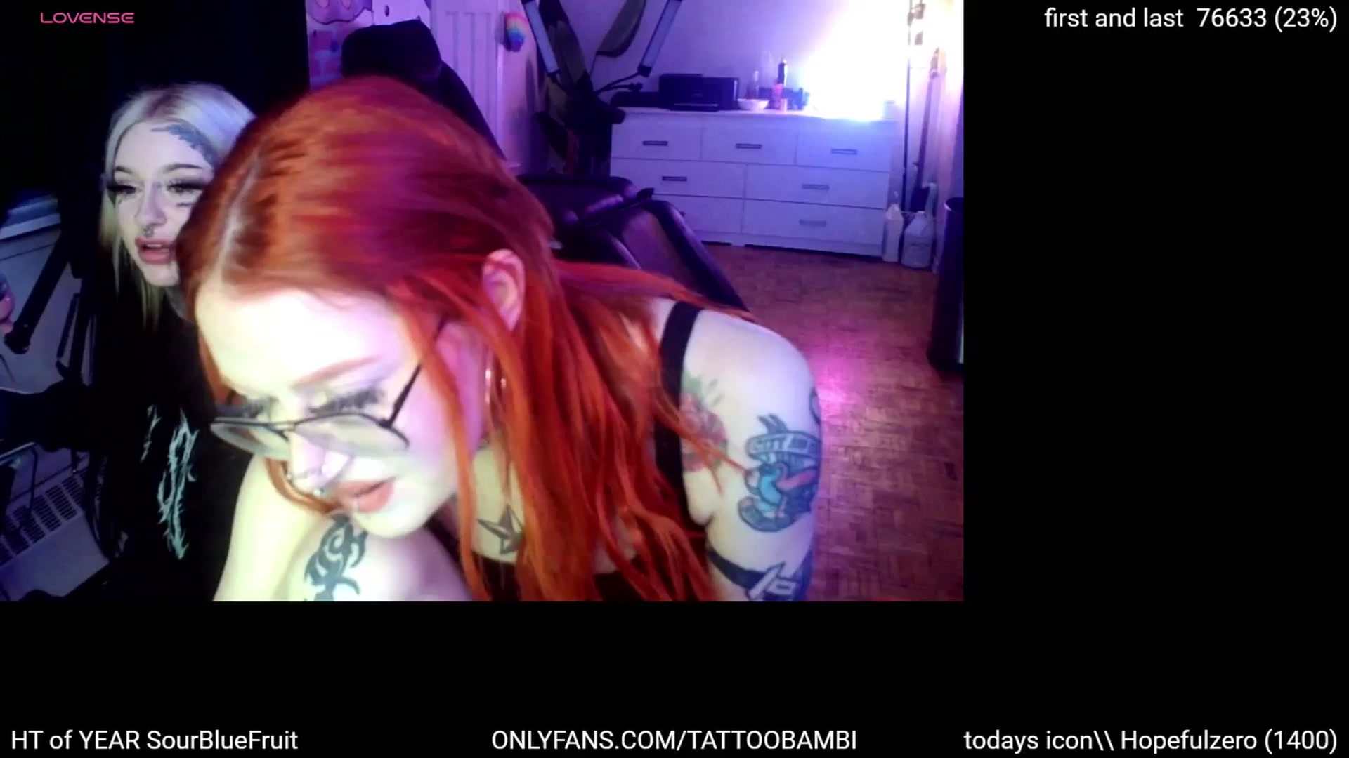 Gallery image thumbnail from Tattoobambi's myfreecams stream on, 09/16/2024, 08:08 image 6 of 20
