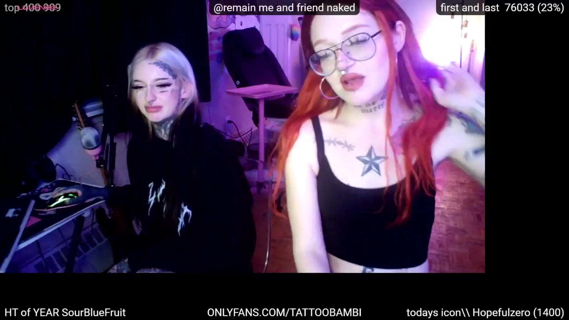Gallery image thumbnail from Tattoobambi's myfreecams stream on, 09/16/2024, 08:08 image 9 of 20