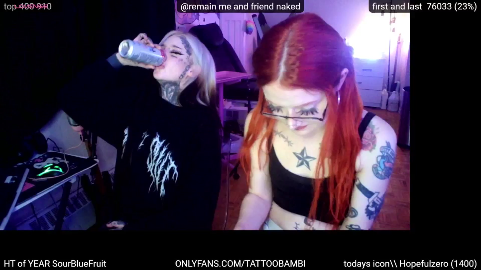 Gallery image thumbnail from Tattoobambi's myfreecams stream on, 09/16/2024, 08:08 image 10 of 20