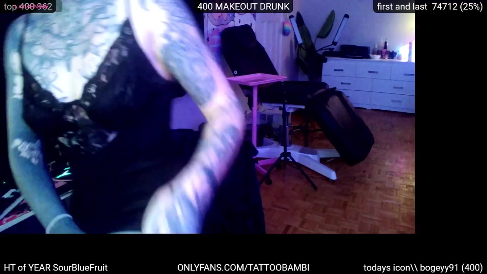 Gallery image thumbnail from Tattoobambi's myfreecams stream on, 09/18/2024, 03:09 image 3 of 20