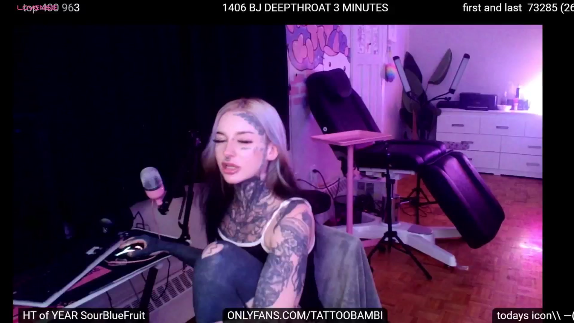 Gallery image thumbnail from Tattoobambi's myfreecams stream on, 09/20/2024, 24:00 image 15 of 20