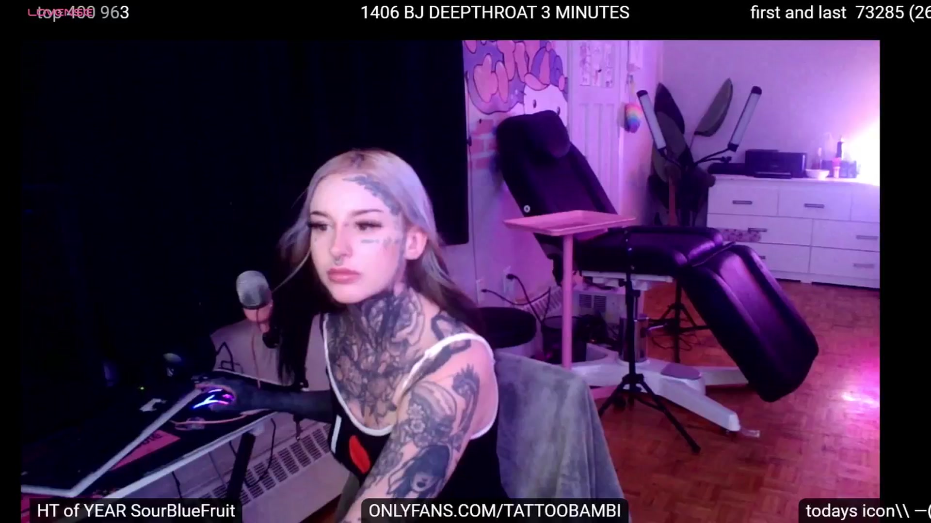 Gallery image thumbnail from Tattoobambi's myfreecams stream on, 09/20/2024, 24:00 image 11 of 20