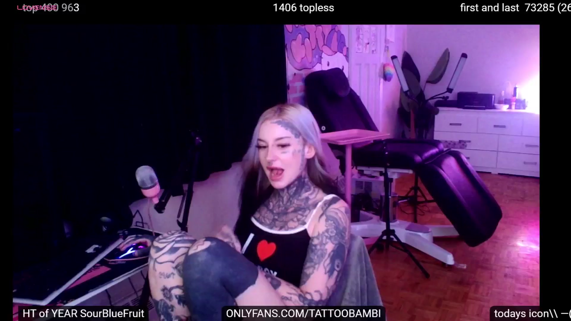 Gallery image thumbnail from Tattoobambi's myfreecams stream on, 09/20/2024, 24:00 image 20 of 20