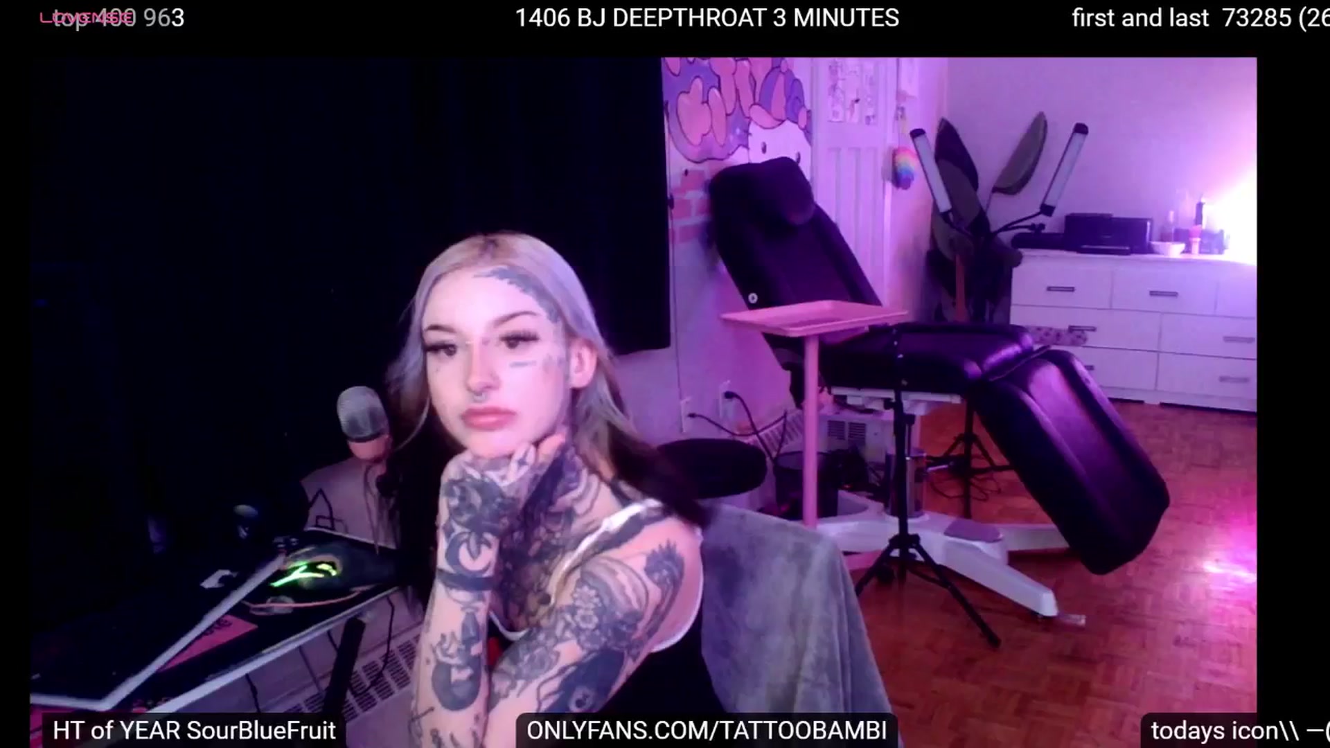 Gallery image thumbnail from Tattoobambi's myfreecams stream on, 09/20/2024, 24:00 image 12 of 20