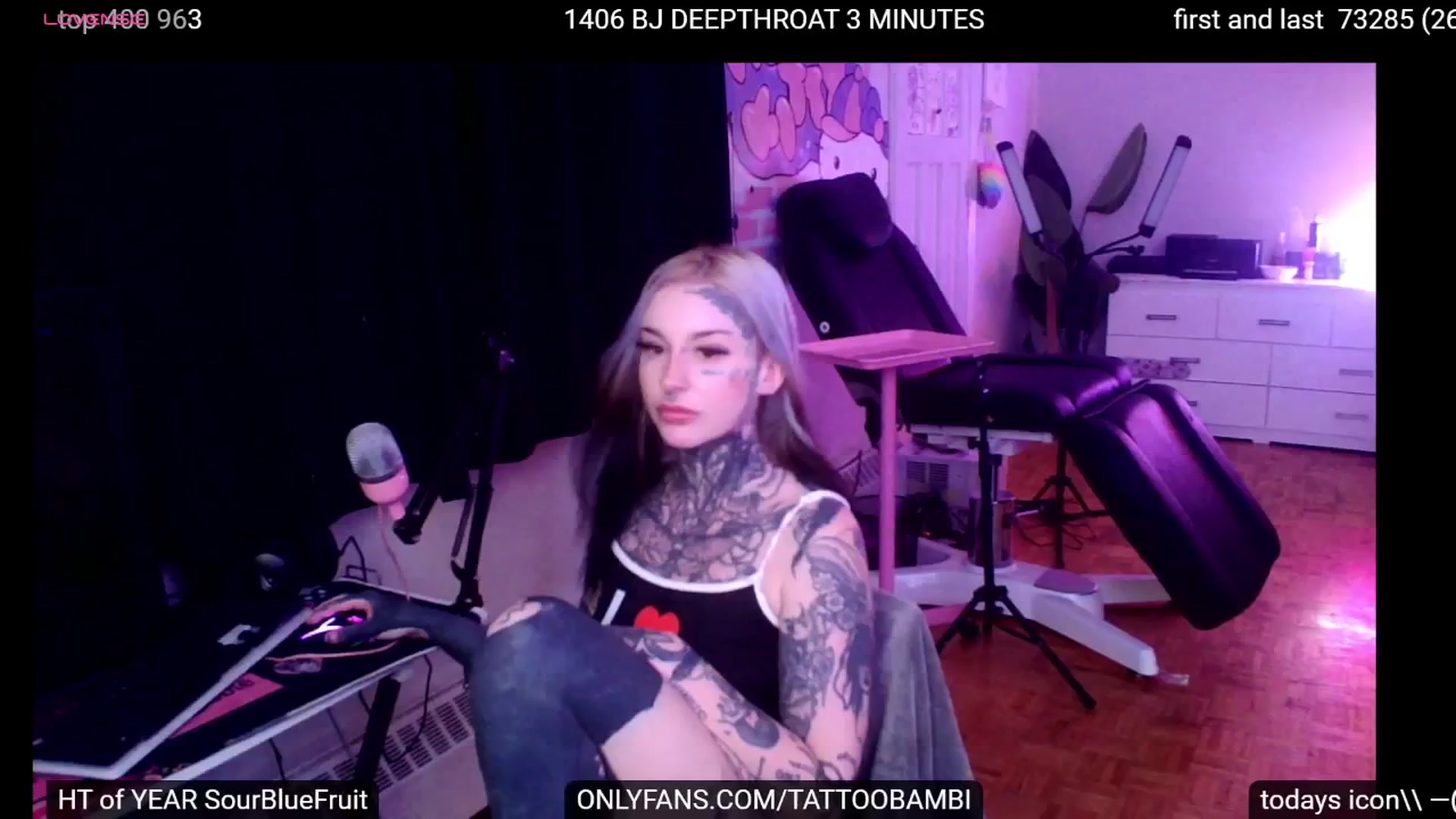 Gallery image thumbnail from Tattoobambi's myfreecams stream on, 09/20/2024, 24:00 image 16 of 20