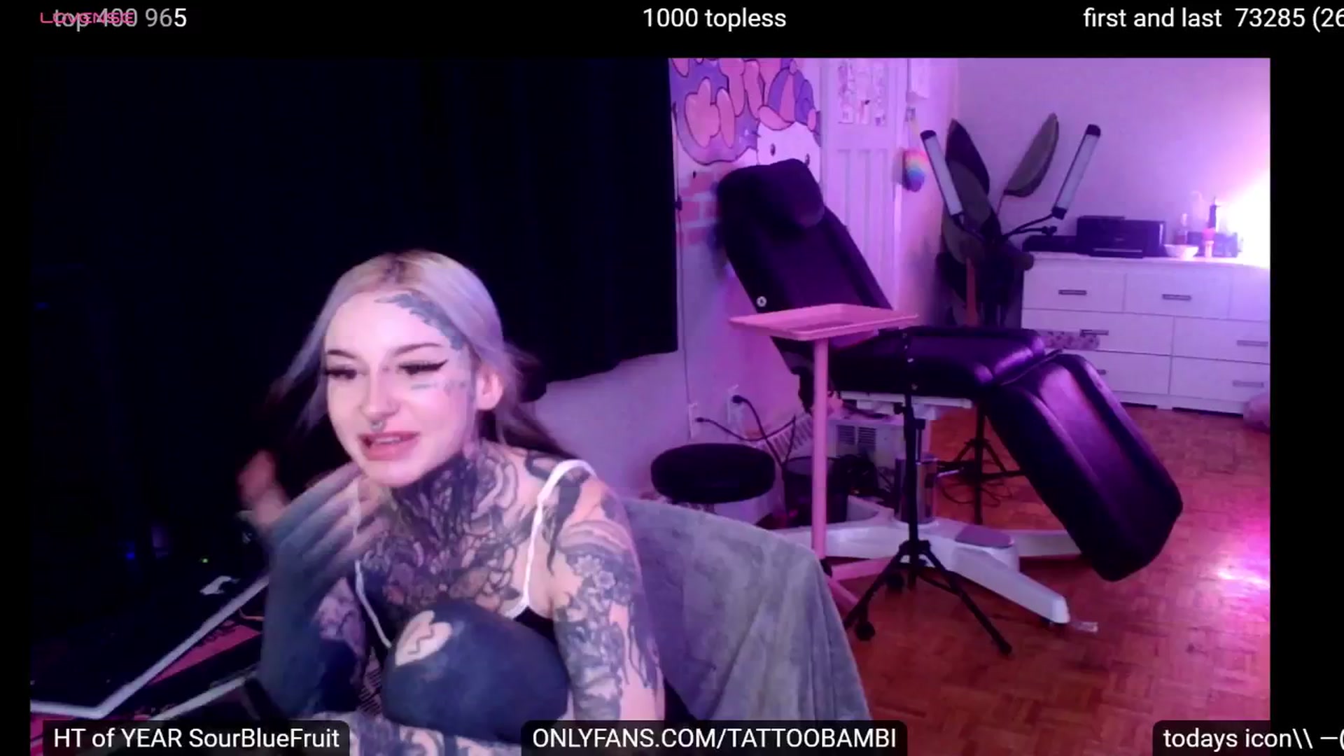 Gallery image thumbnail from Tattoobambi's myfreecams stream on, 09/20/2024, 24:54 image 6 of 20
