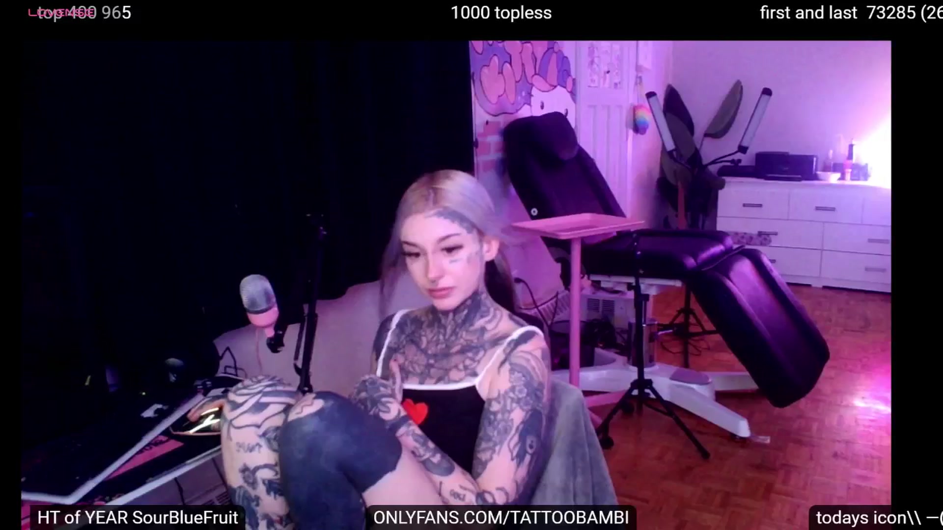 Gallery image thumbnail from Tattoobambi's myfreecams stream on, 09/20/2024, 24:54 image 3 of 20