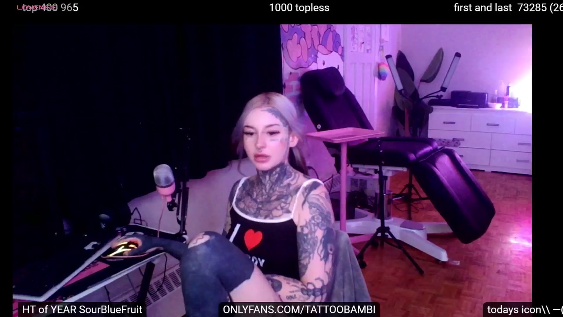 Gallery image thumbnail from Tattoobambi's myfreecams stream on, 09/20/2024, 24:54 image 4 of 20