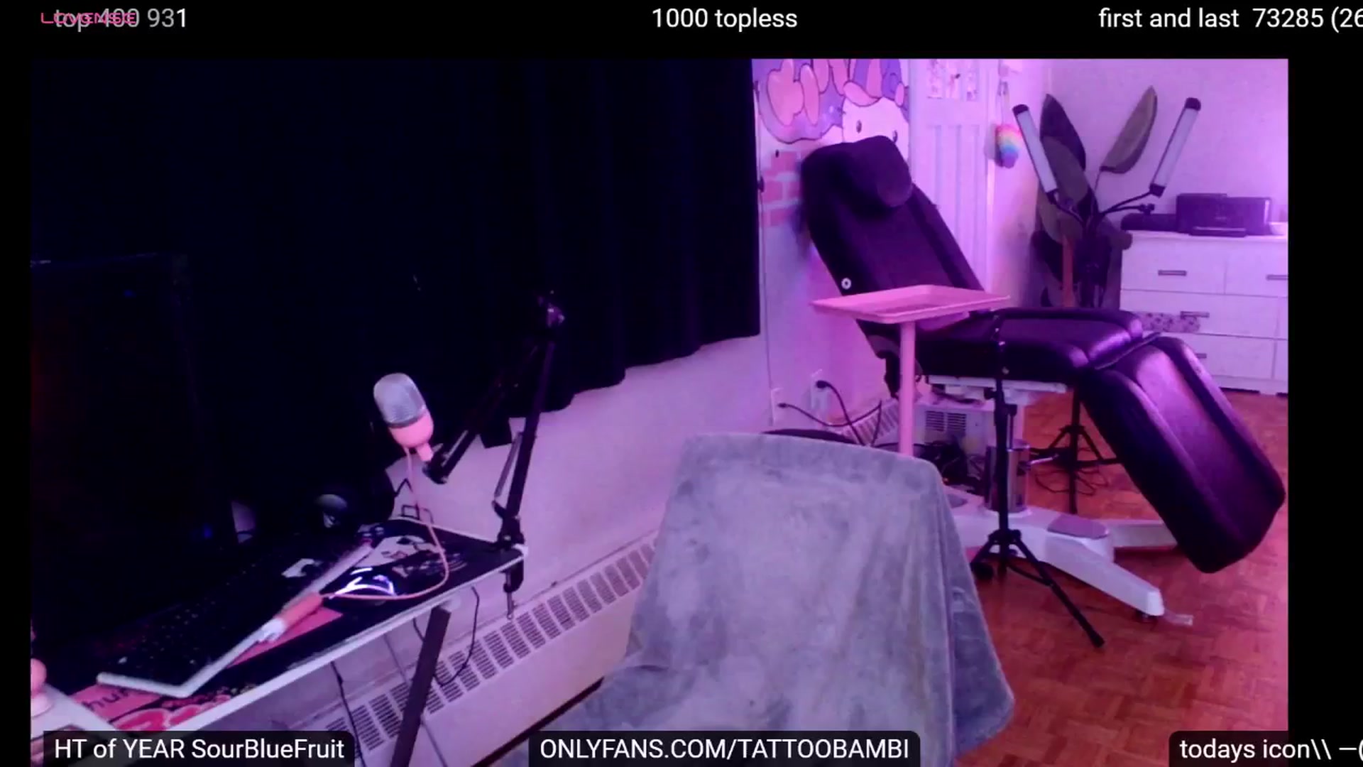 Gallery image thumbnail from Tattoobambi's myfreecams stream on, 09/20/2024, 24:54 image 20 of 20