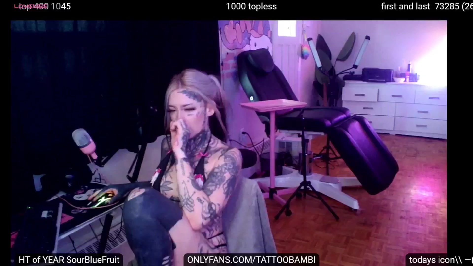 Gallery image thumbnail from Tattoobambi's myfreecams stream on, 09/22/2024, 20:59 image 5 of 20