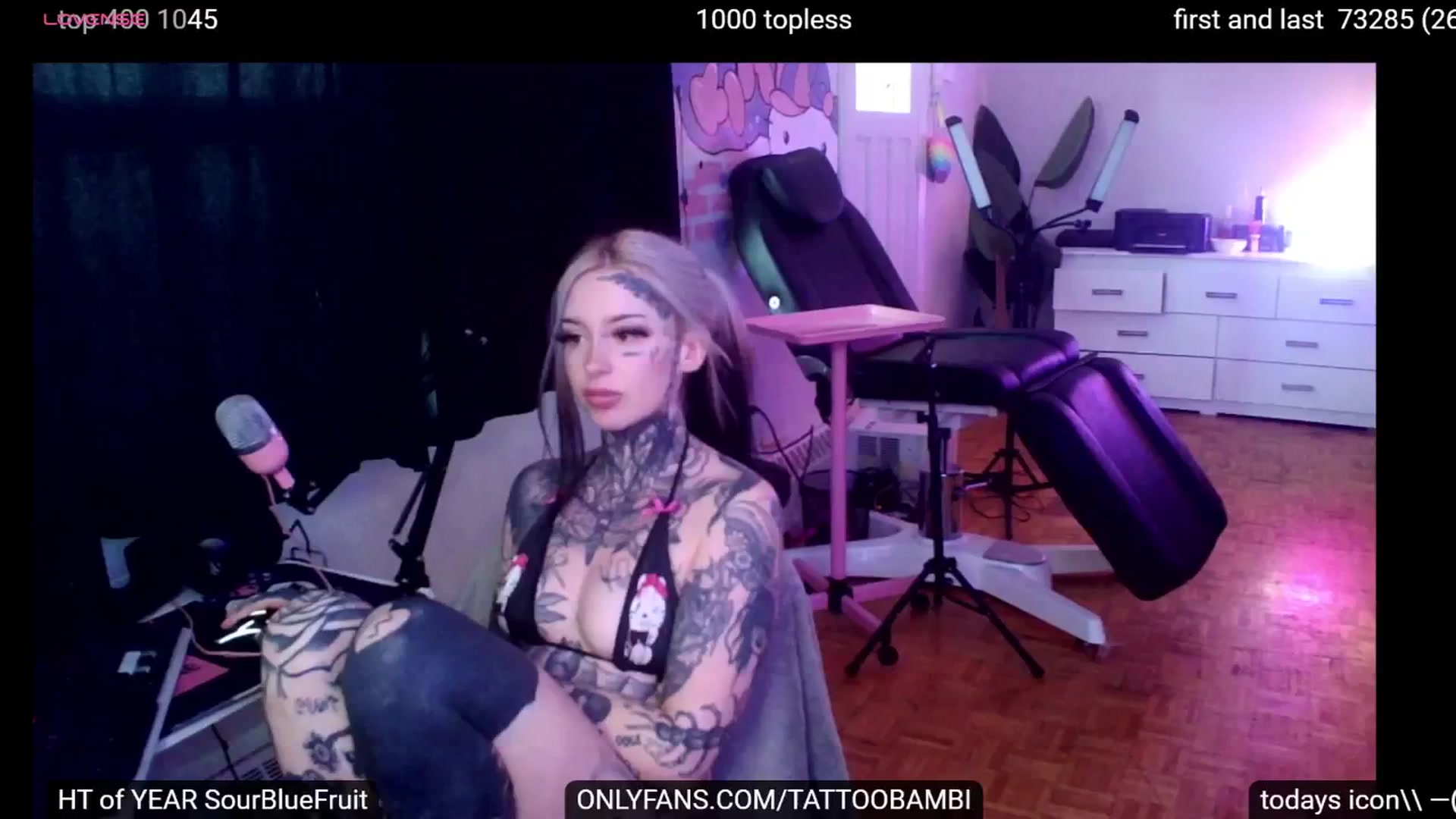 Gallery image thumbnail from Tattoobambi's myfreecams stream on, 09/22/2024, 20:59 image 3 of 20