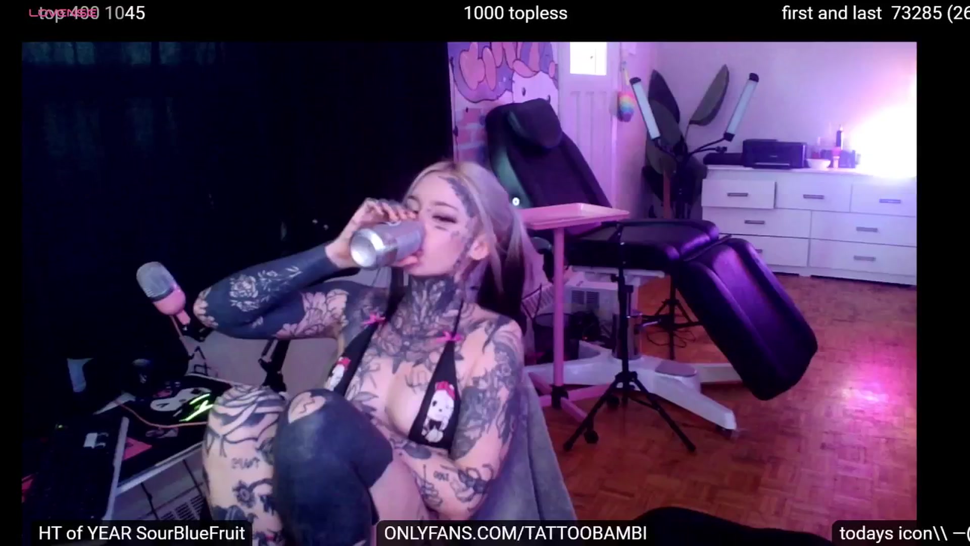 Gallery image thumbnail from Tattoobambi's myfreecams stream on, 09/22/2024, 20:59 image 7 of 20