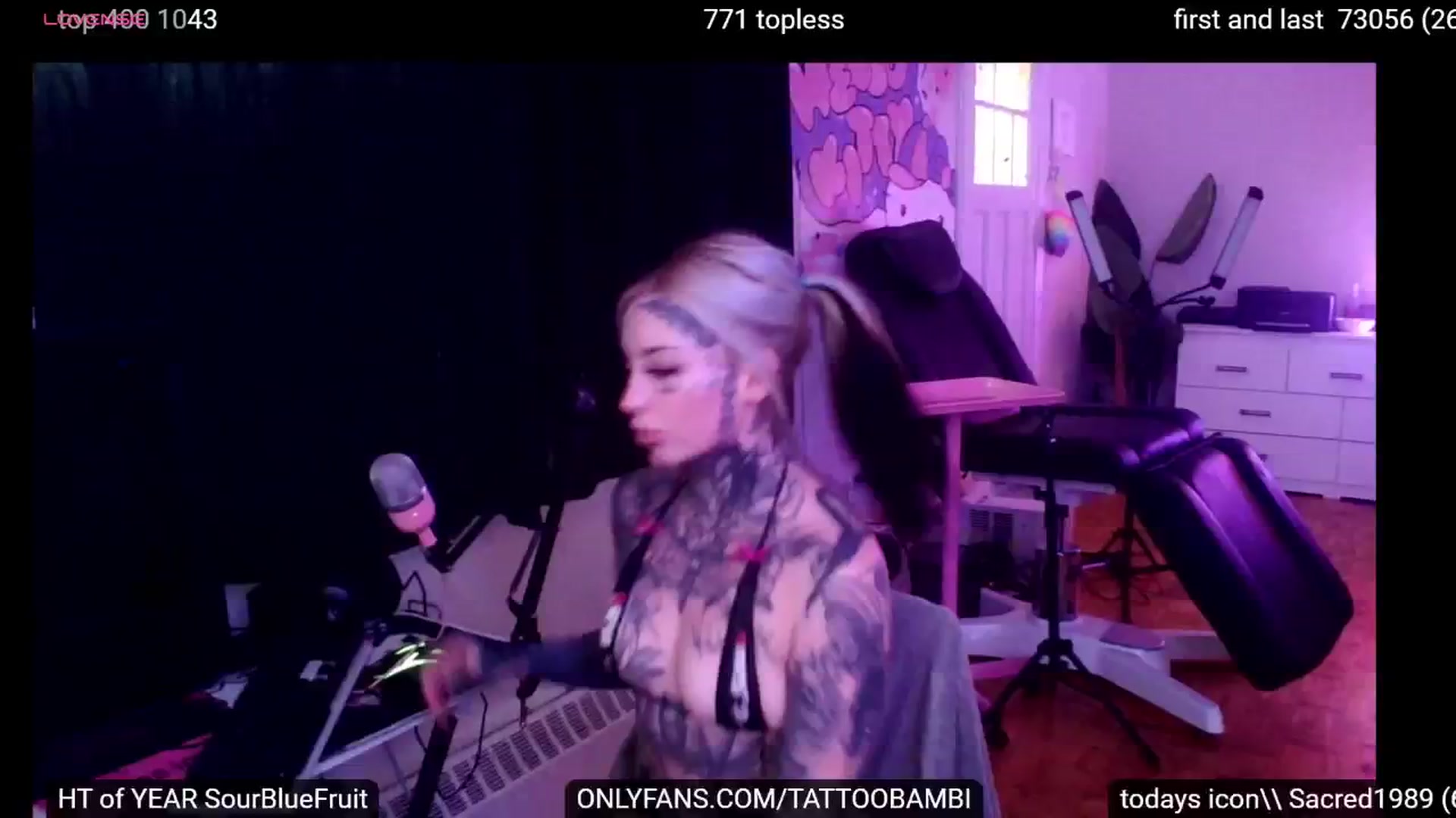 Gallery image thumbnail from Tattoobambi's myfreecams stream on, 09/22/2024, 22:09 image 17 of 20