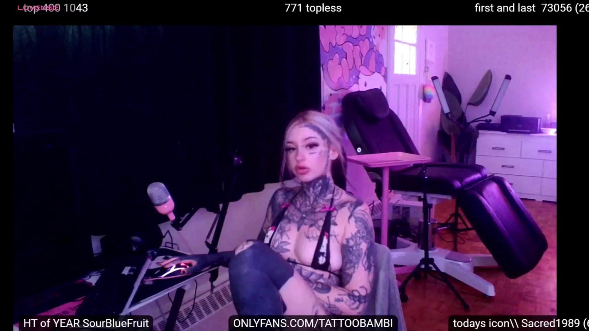 Gallery image thumbnail from Tattoobambi's myfreecams stream on, 09/22/2024, 22:09 image 20 of 20