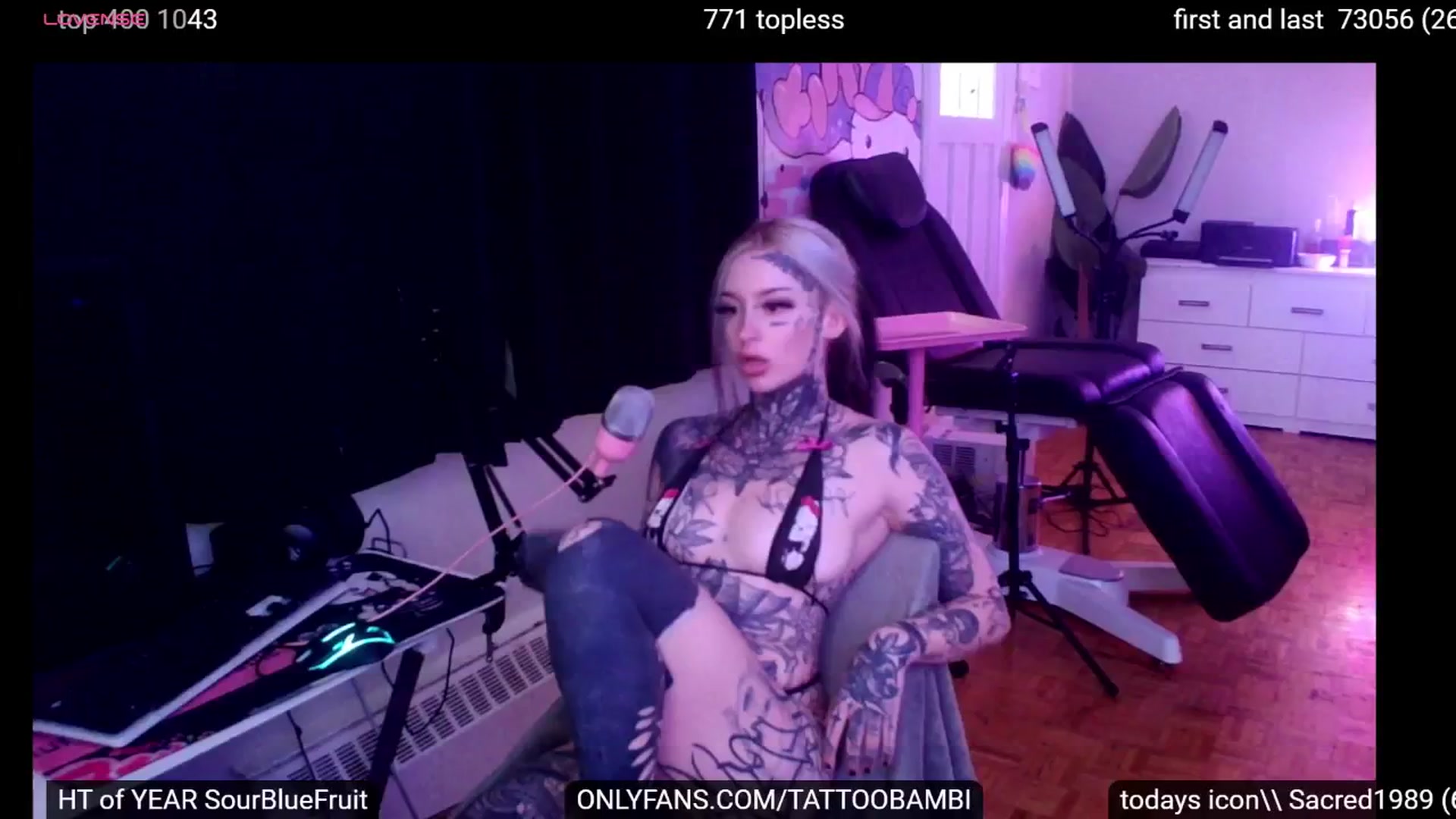Gallery image thumbnail from Tattoobambi's myfreecams stream on, 09/22/2024, 22:09 image 7 of 20