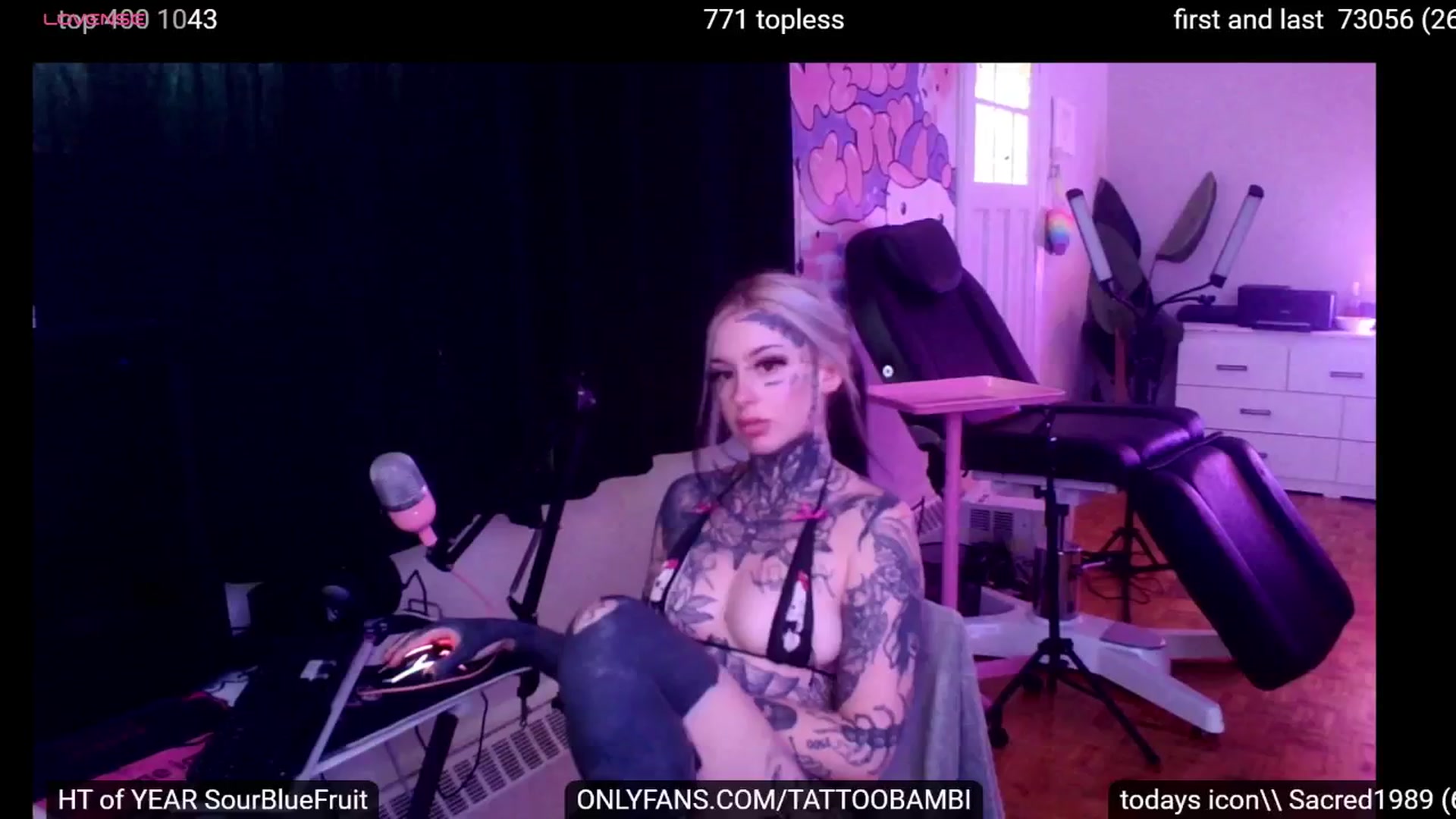 Gallery image thumbnail from Tattoobambi's myfreecams stream on, 09/22/2024, 22:09 image 19 of 20