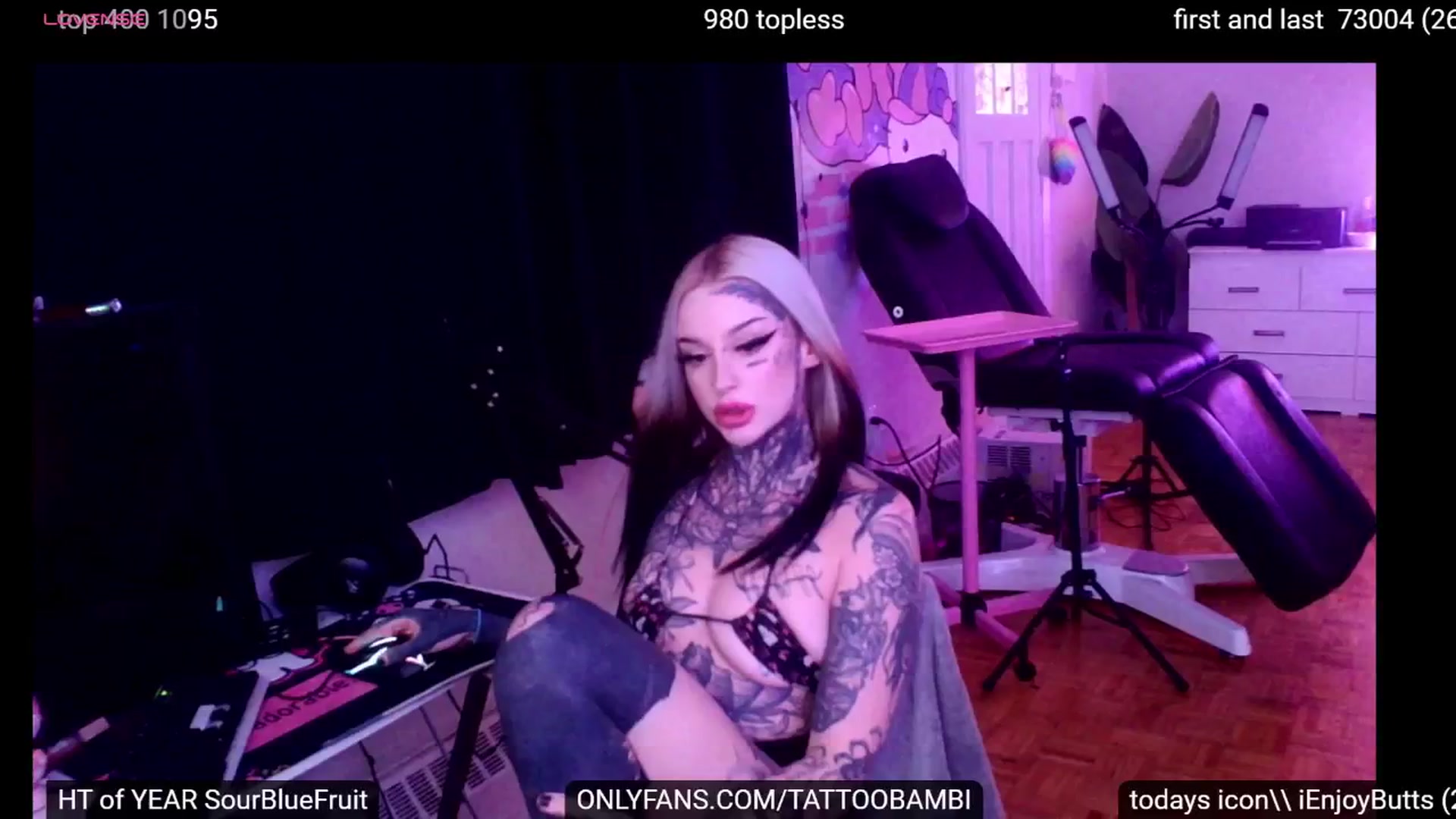 Gallery image thumbnail from Tattoobambi's myfreecams stream on, 09/24/2024, 22:17 image 11 of 20