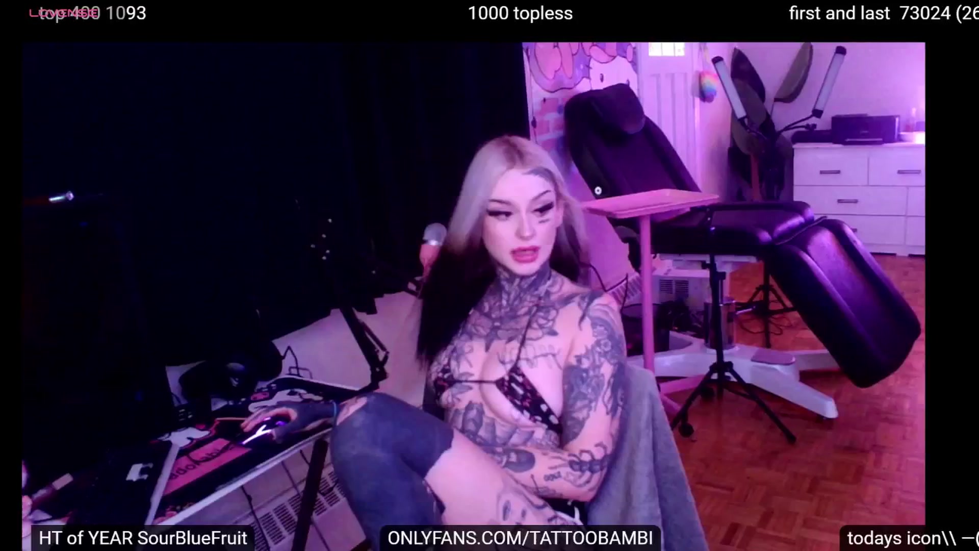 Gallery image thumbnail from Tattoobambi's myfreecams stream on, 09/24/2024, 22:17 image 2 of 20