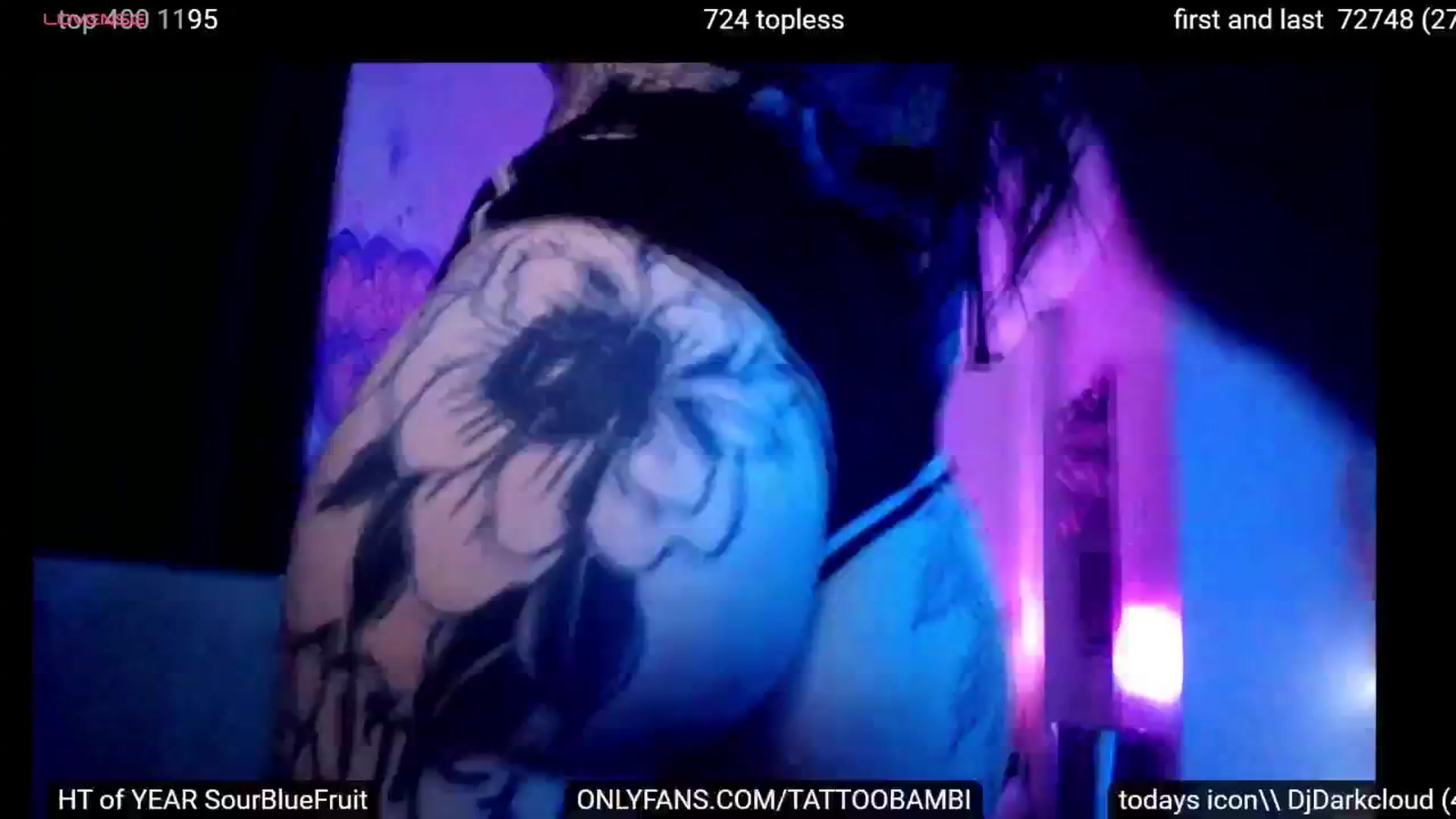 Gallery image thumbnail from Tattoobambi's myfreecams stream on, 09/27/2024, 24:43 image 16 of 20