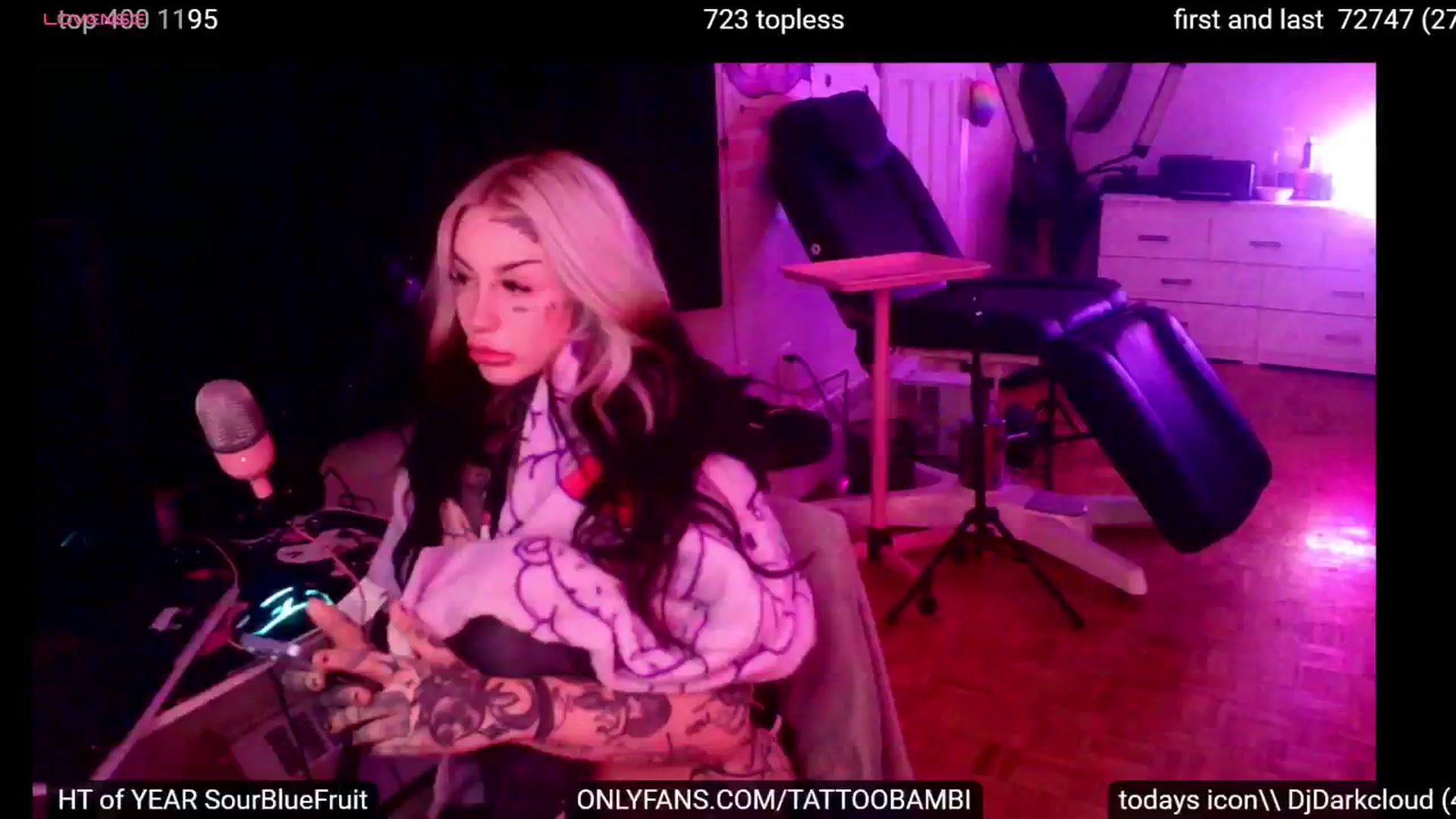 Gallery image thumbnail from Tattoobambi's myfreecams stream on, 09/27/2024, 24:43 image 19 of 20