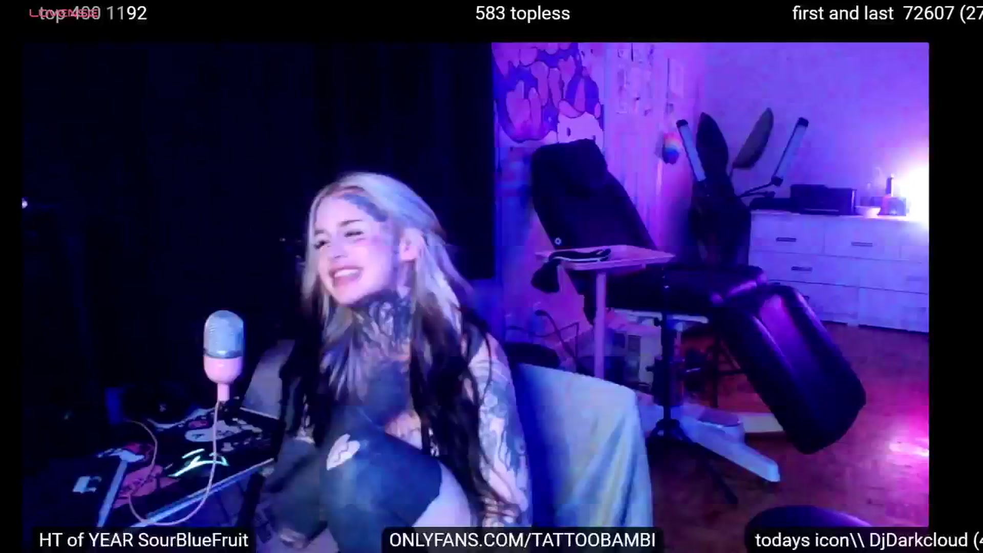 Gallery image thumbnail from Tattoobambi's myfreecams stream on, 09/27/2024, 03:10 image 2 of 20