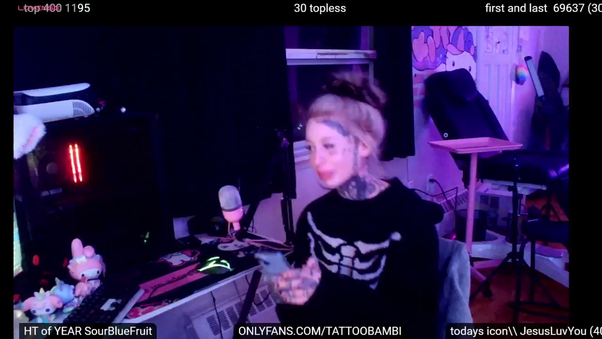 Gallery image thumbnail from Tattoobambi's myfreecams stream on, 09/29/2024, 03:17 image 11 of 20