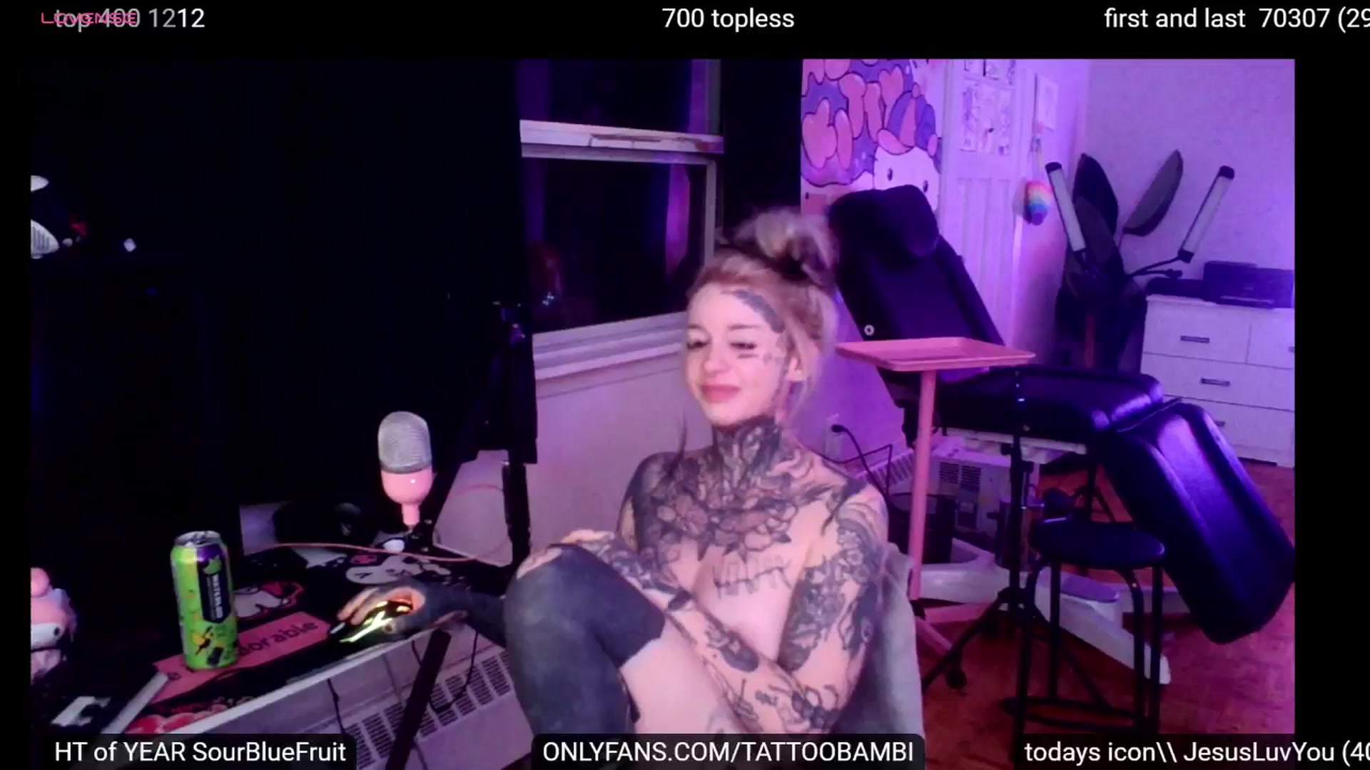 Gallery image thumbnail from Tattoobambi's myfreecams stream on, 09/29/2024, 03:17 image 6 of 20