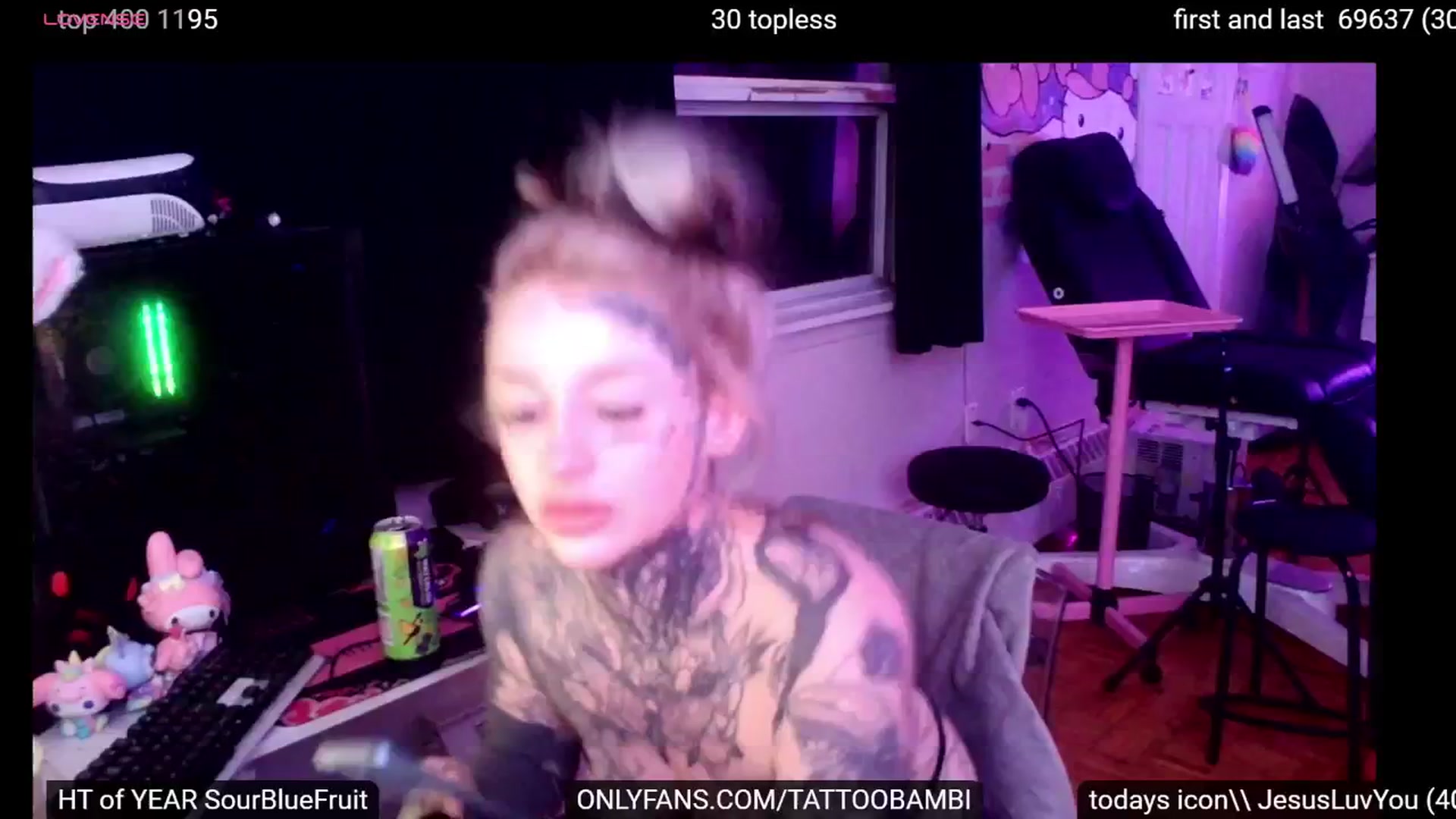 Gallery image thumbnail from Tattoobambi's myfreecams stream on, 09/29/2024, 03:17 image 10 of 20