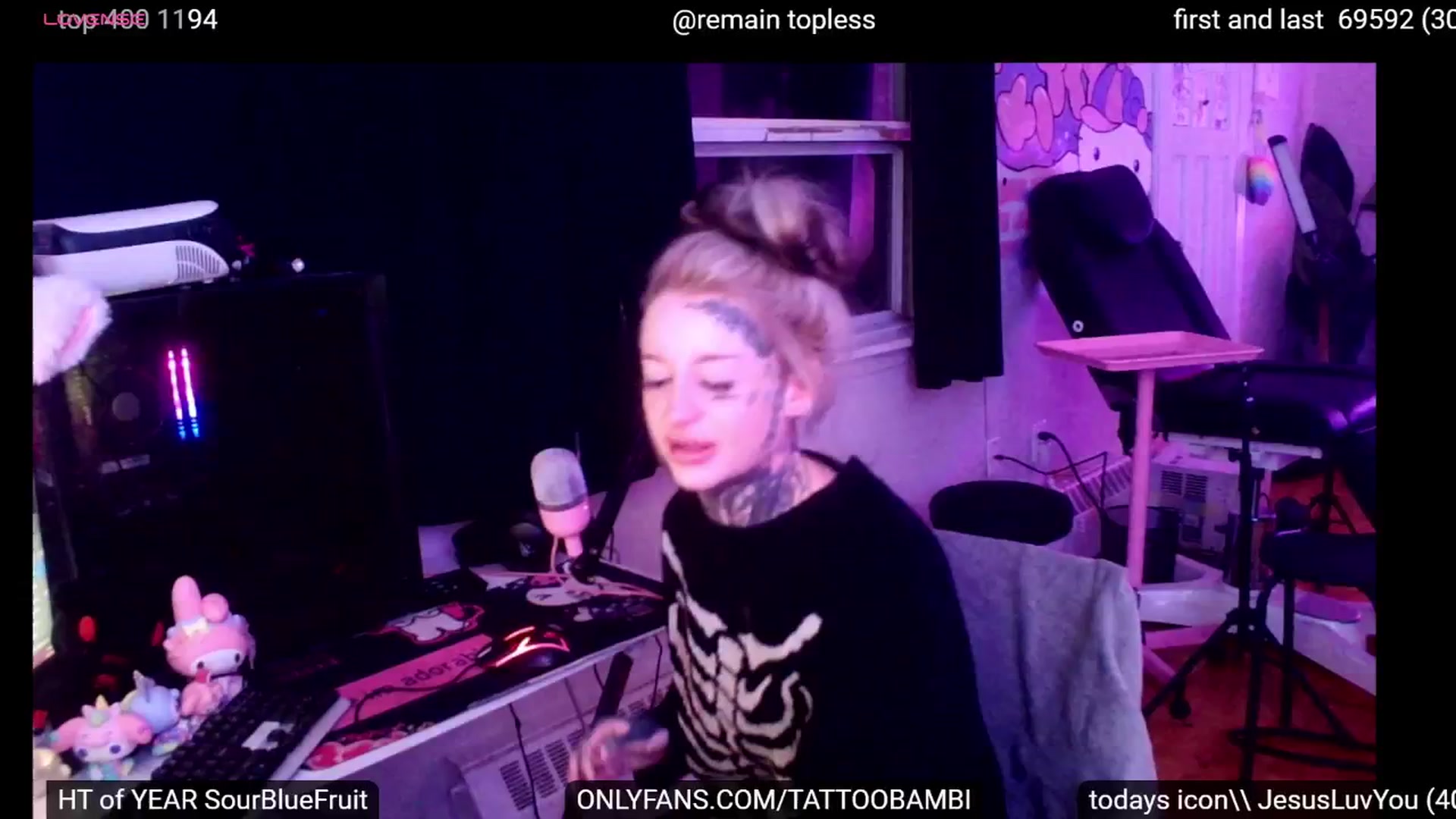Gallery image thumbnail from Tattoobambi's myfreecams stream on, 09/29/2024, 03:17 image 12 of 20
