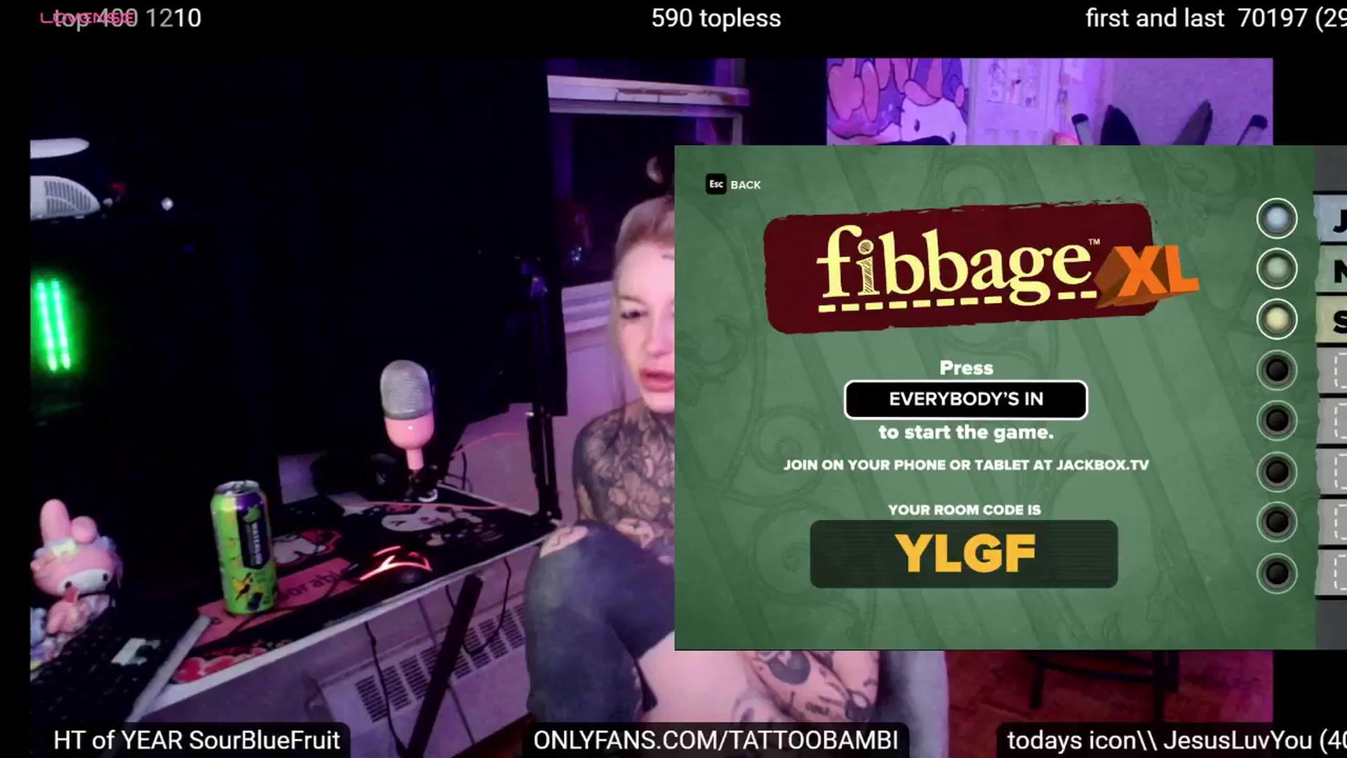 Gallery image thumbnail from Tattoobambi's myfreecams stream on, 09/29/2024, 03:17 image 7 of 20