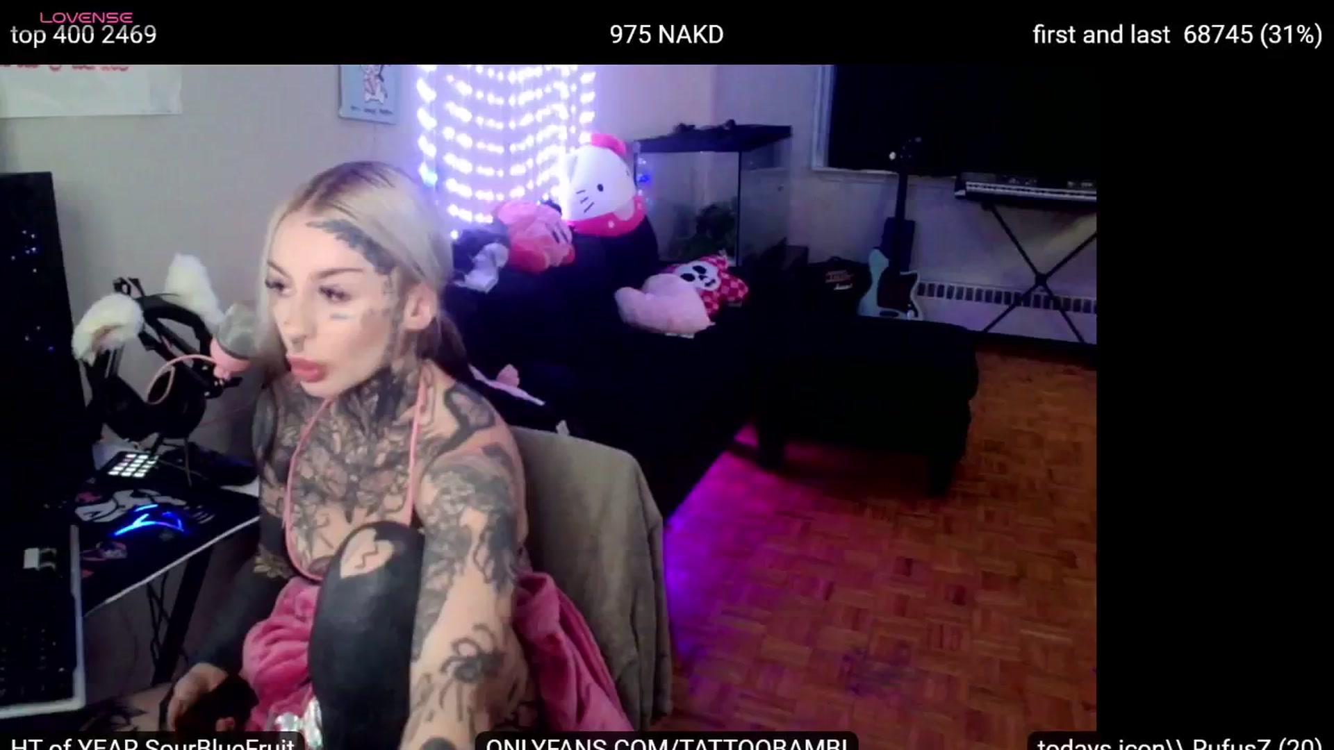 Gallery image thumbnail from Tattoobambi's myfreecams stream on, 10/01/2024, 23:53 image 4 of 20