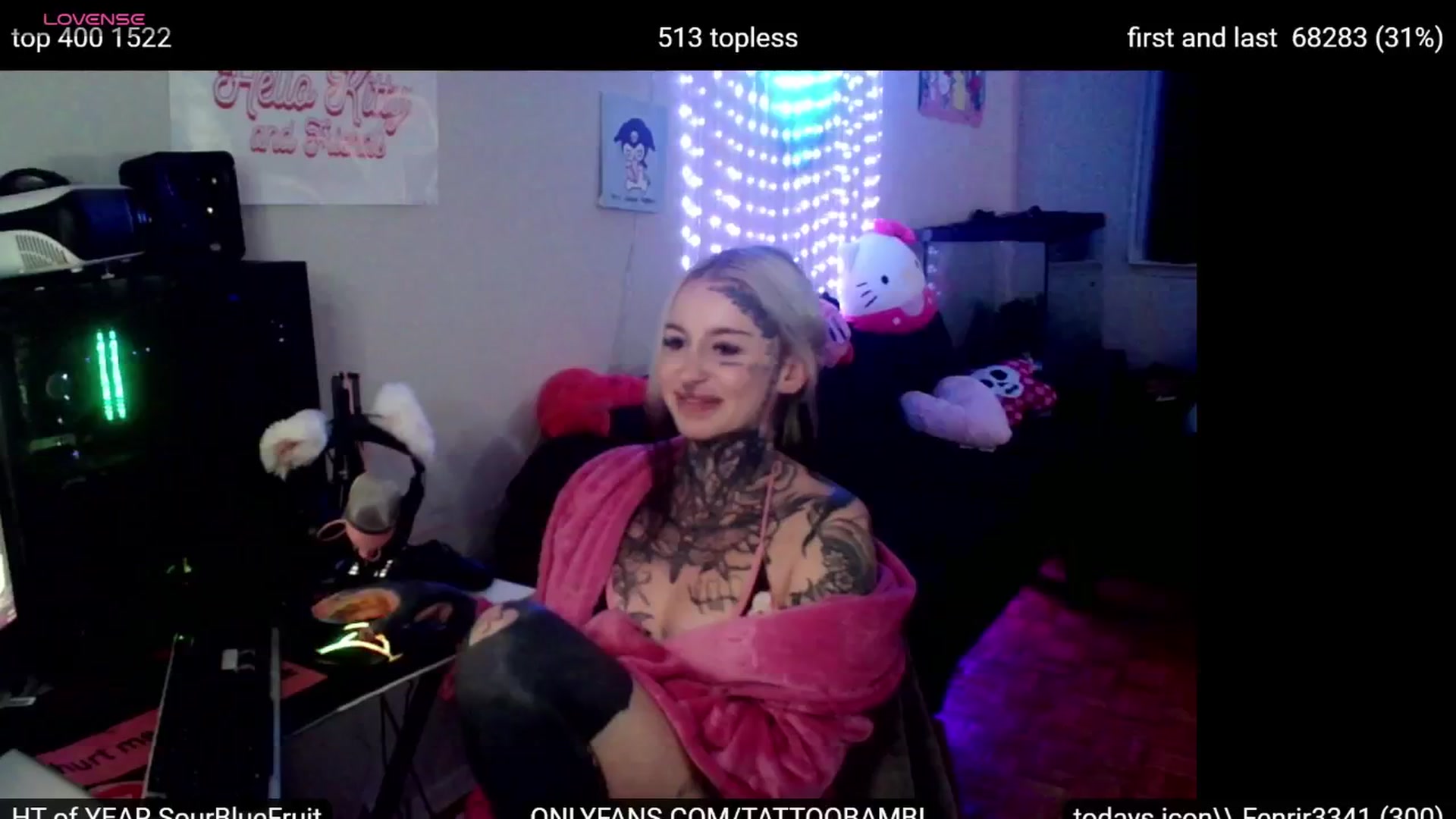 Gallery image thumbnail from Tattoobambi's myfreecams stream on, 10/02/2024, 02:28 image 9 of 20