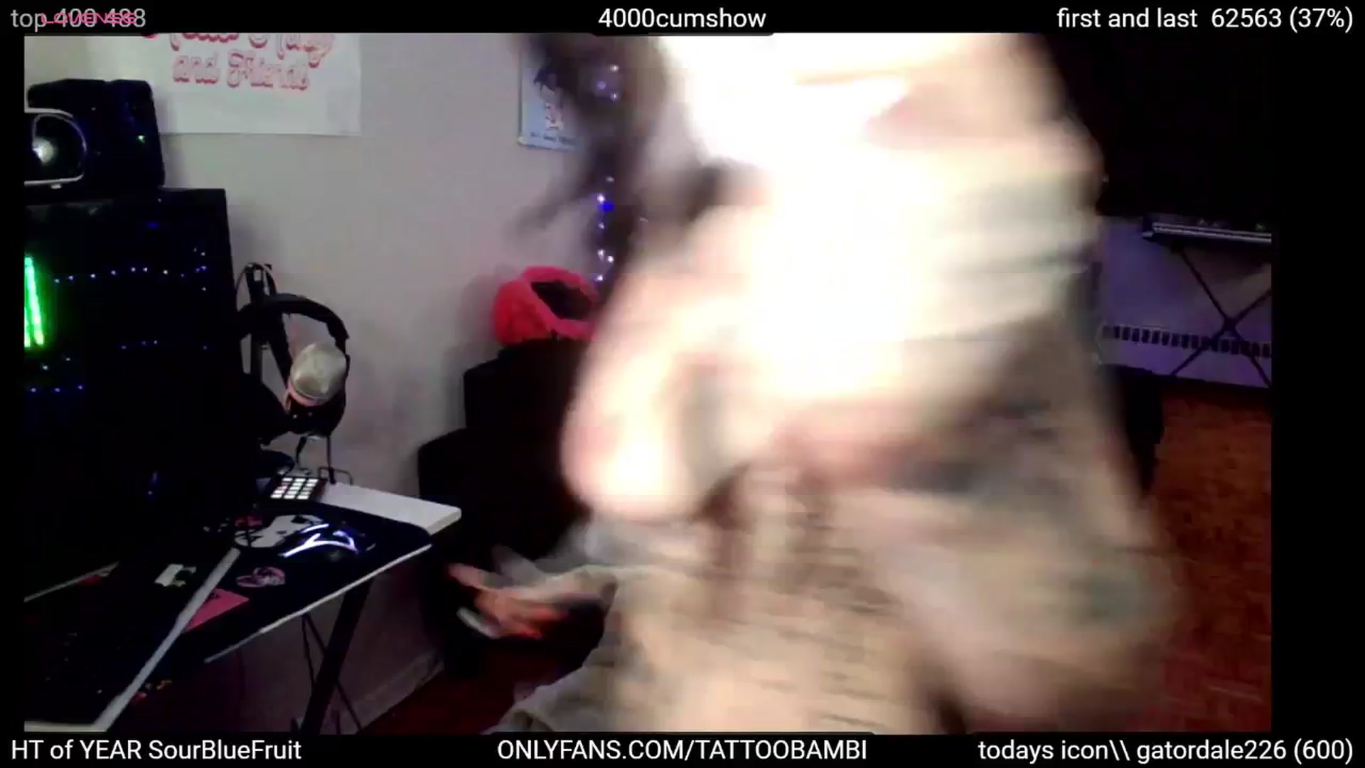 Gallery image thumbnail from Tattoobambi's myfreecams stream on, 10/03/2024, 03:44 image 9 of 20