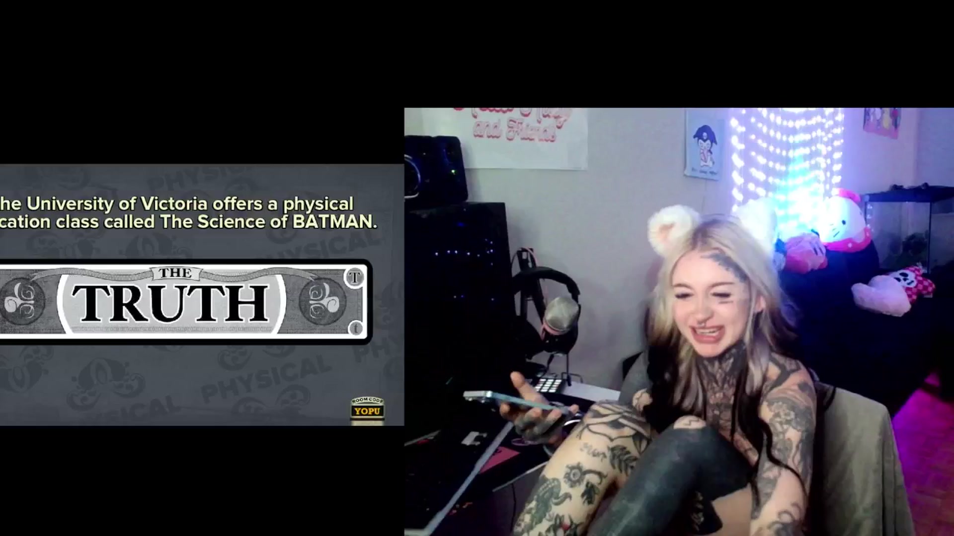 Gallery image thumbnail from Tattoobambi's myfreecams stream on, 10/03/2024, 03:44 image 13 of 20