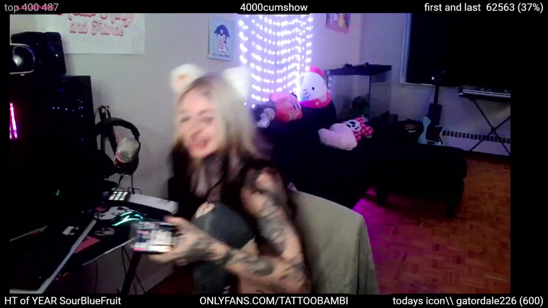 Gallery image thumbnail from Tattoobambi's myfreecams stream on, 10/03/2024, 03:44 image 8 of 20
