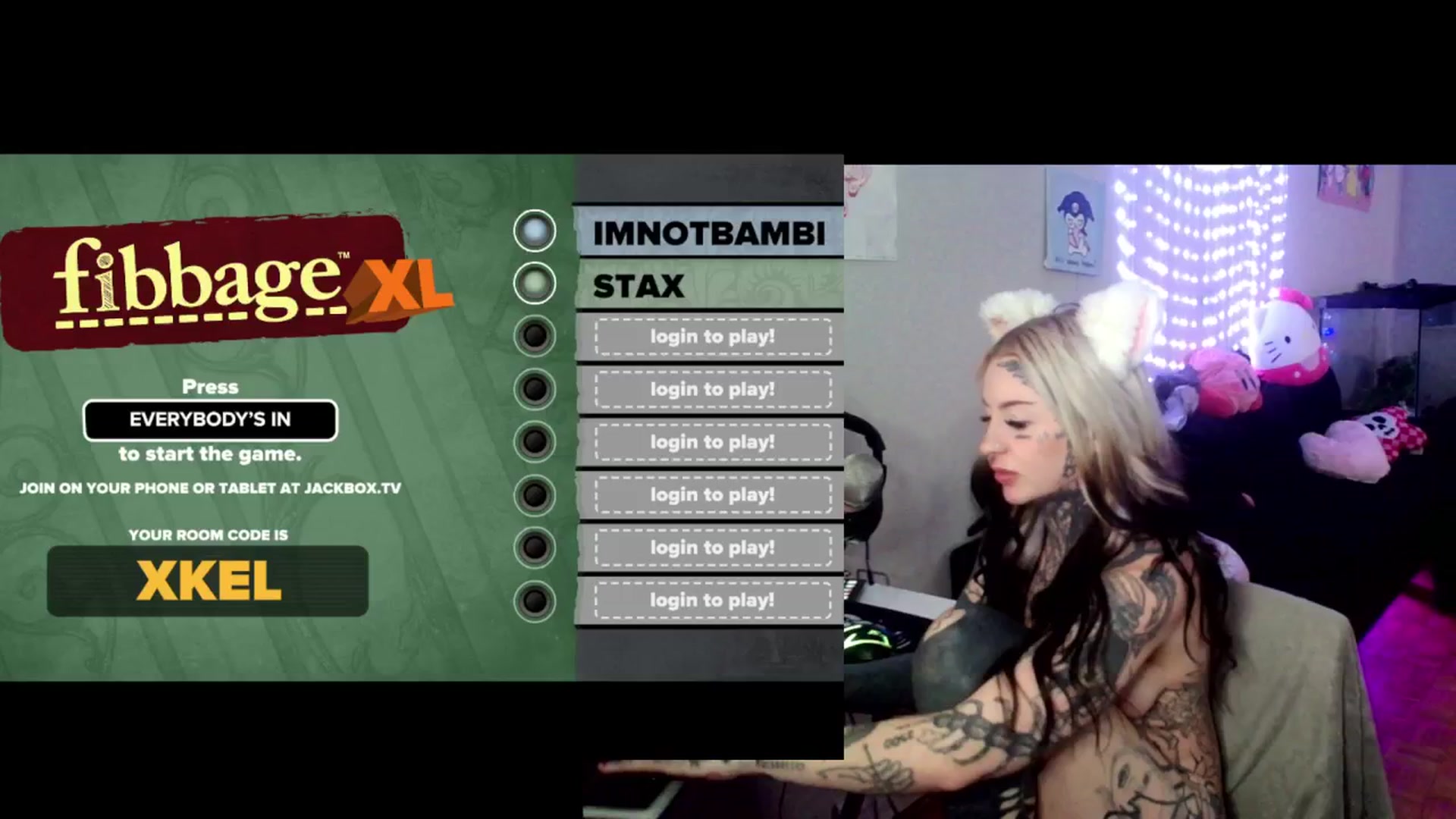Gallery image thumbnail from Tattoobambi's myfreecams stream on, 10/03/2024, 03:44 image 10 of 20