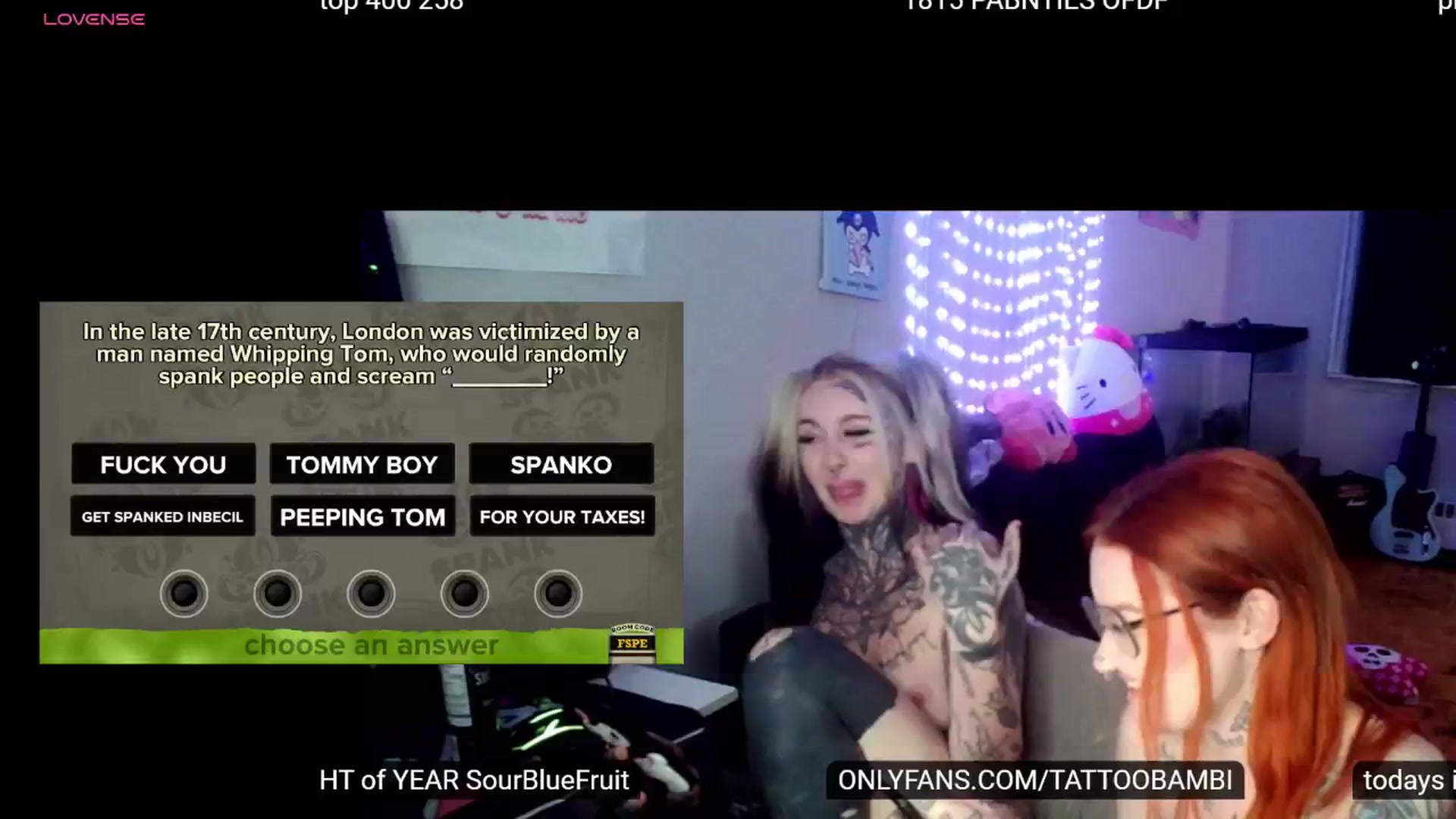 Gallery image thumbnail from Tattoobambi's myfreecams stream on, 10/04/2024, 06:13 image 1 of 20