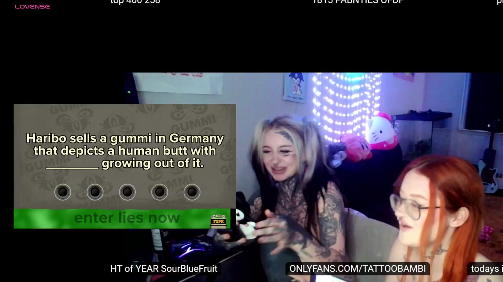 Gallery image thumbnail from Tattoobambi's myfreecams stream on, 10/04/2024, 06:13 image 2 of 20