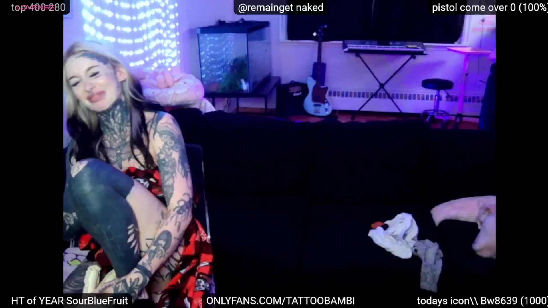Gallery image thumbnail from Tattoobambi's myfreecams stream on, 10/07/2024, 03:56 image 6 of 20