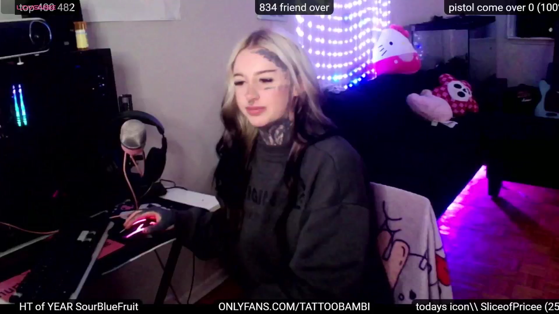 Gallery image thumbnail from Tattoobambi's myfreecams stream on, 10/11/2024, 24:44 image 8 of 20