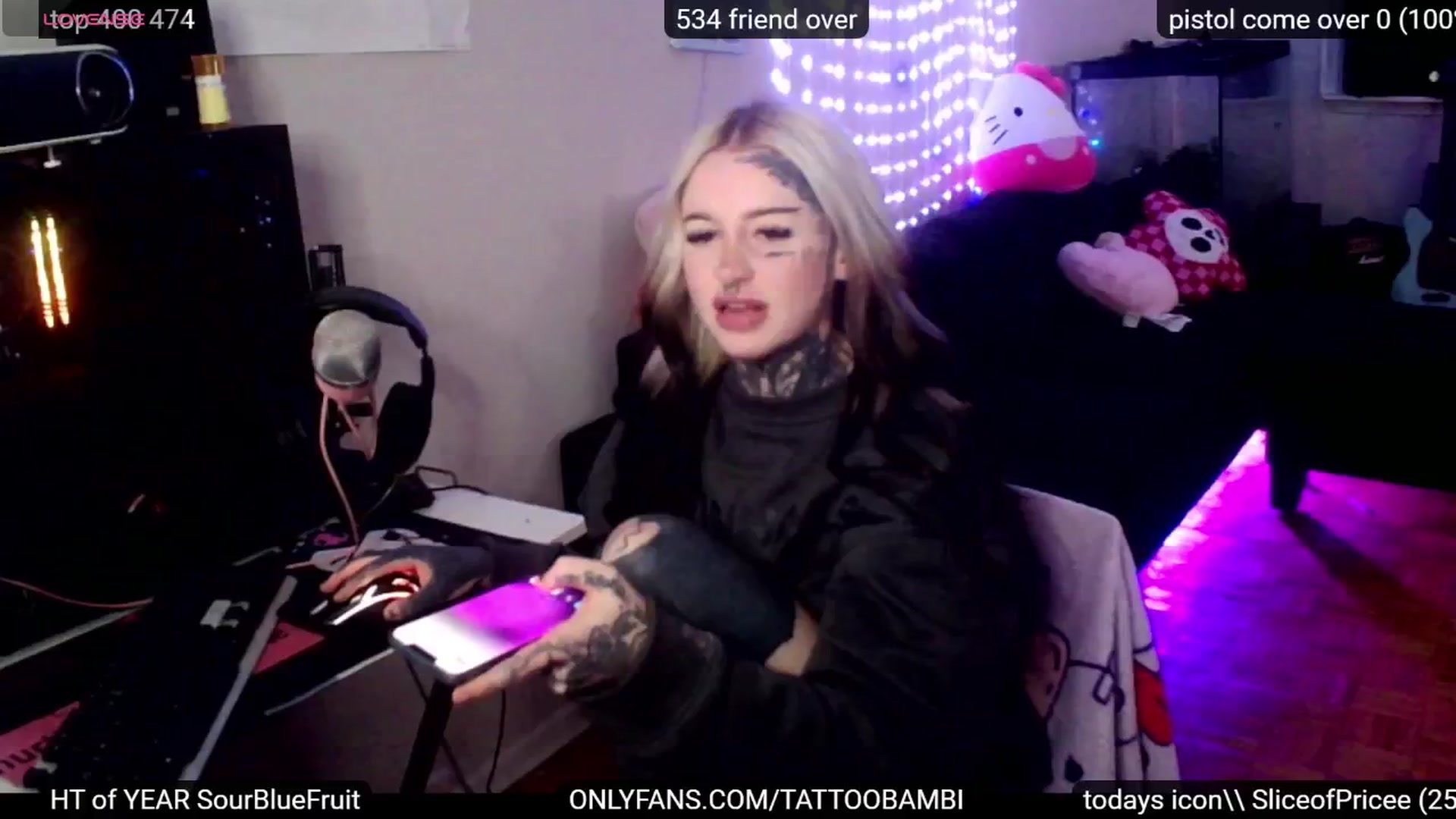 Gallery image thumbnail from Tattoobambi's myfreecams stream on, 10/11/2024, 24:44 image 10 of 20