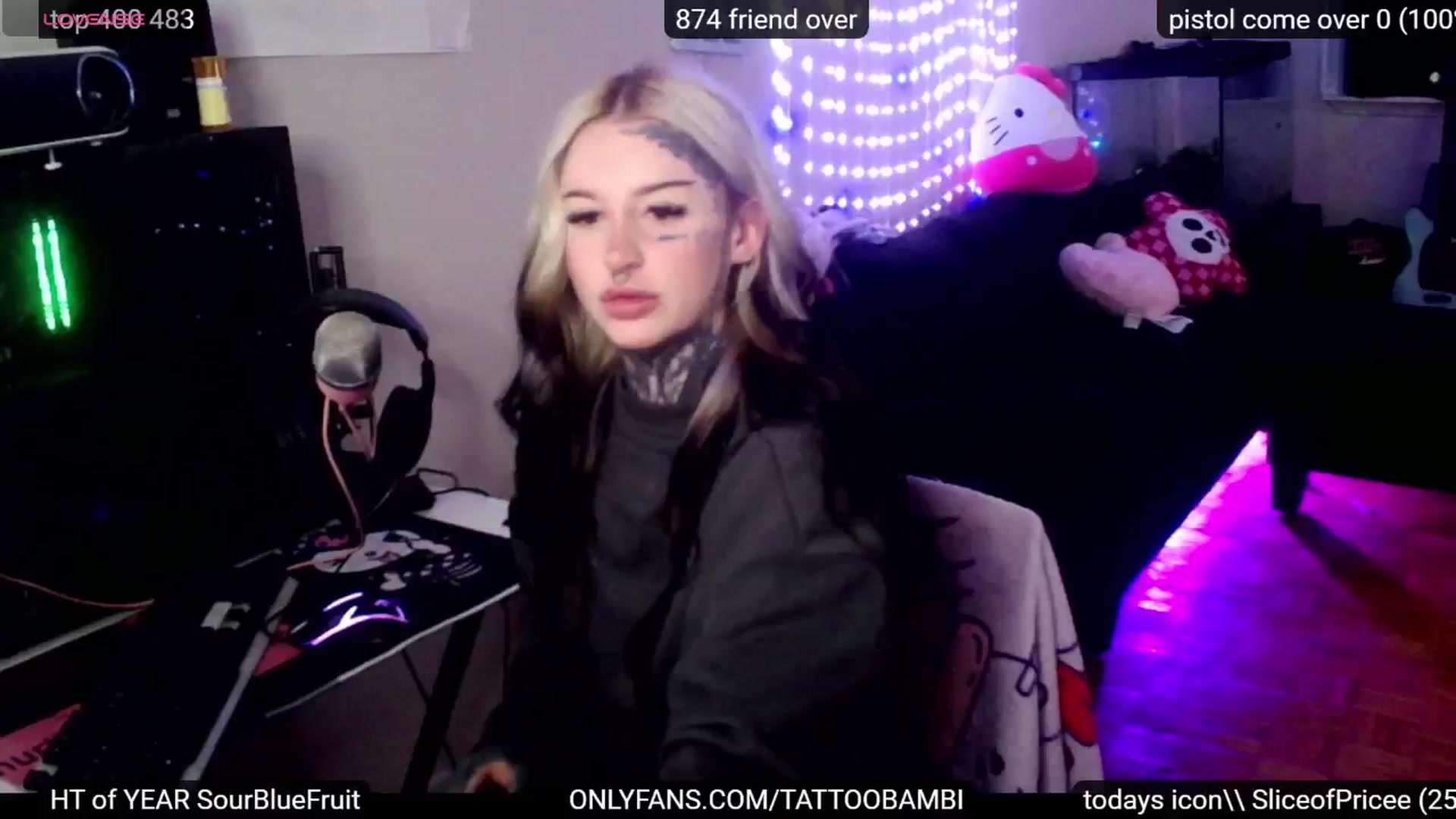 Gallery image thumbnail from Tattoobambi's myfreecams stream on, 10/11/2024, 24:44 image 3 of 20