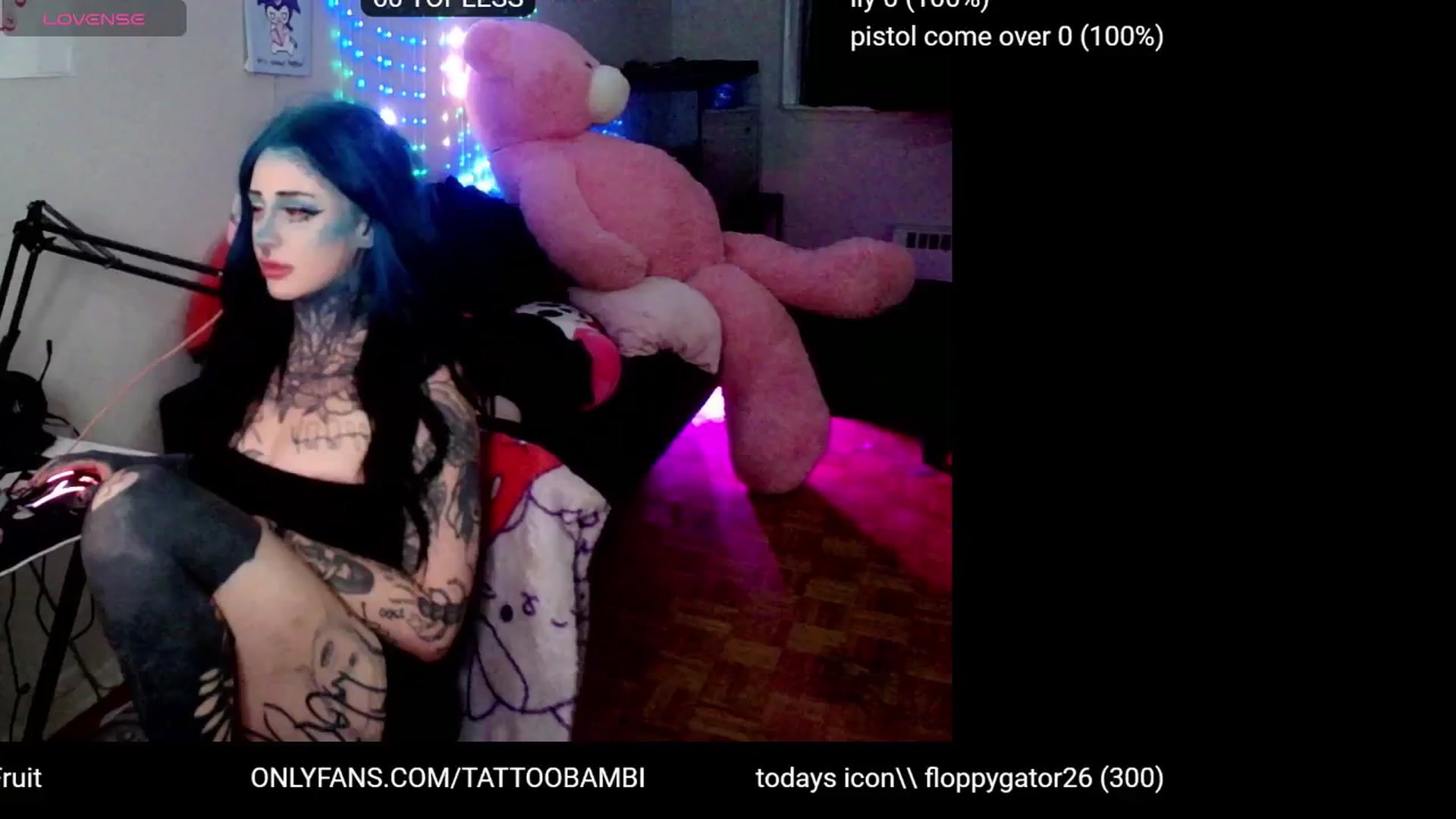 Gallery image thumbnail from Tattoobambi's myfreecams stream on, 10/20/2024, 01:53 image 19 of 20