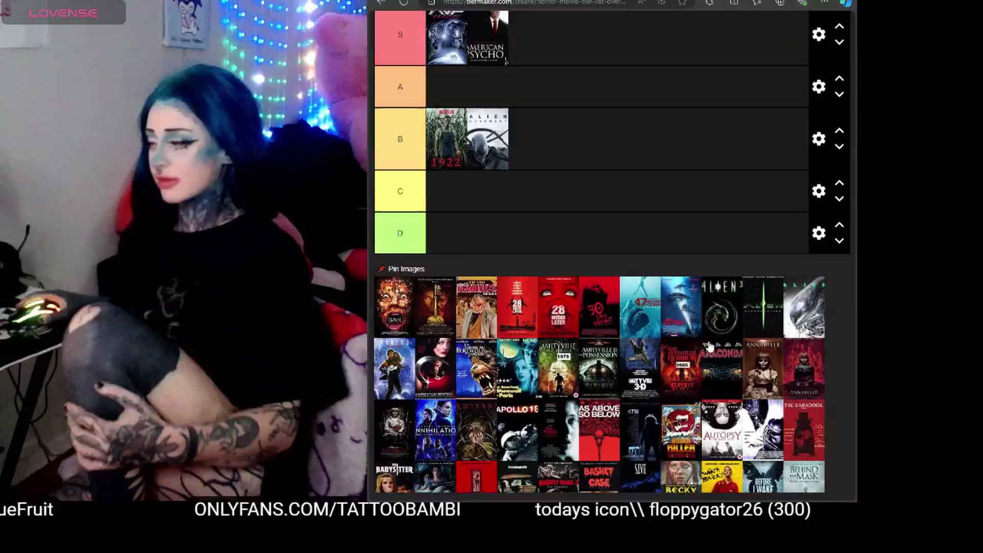 Gallery image thumbnail from Tattoobambi's myfreecams stream on, 10/20/2024, 01:53 image 14 of 20