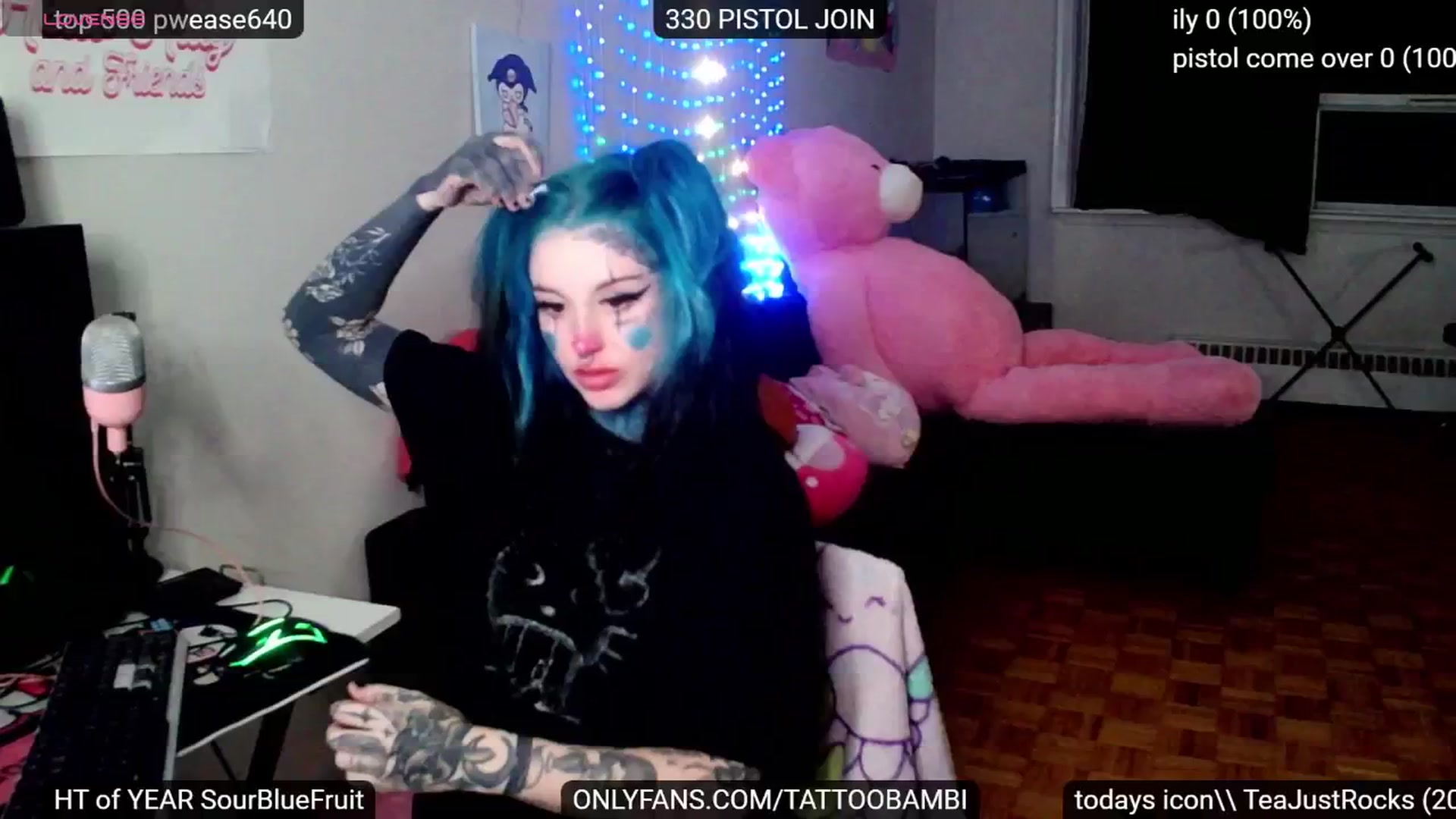 Gallery image thumbnail from Tattoobambi's myfreecams stream on, 10/22/2024, 24:01 image 16 of 20