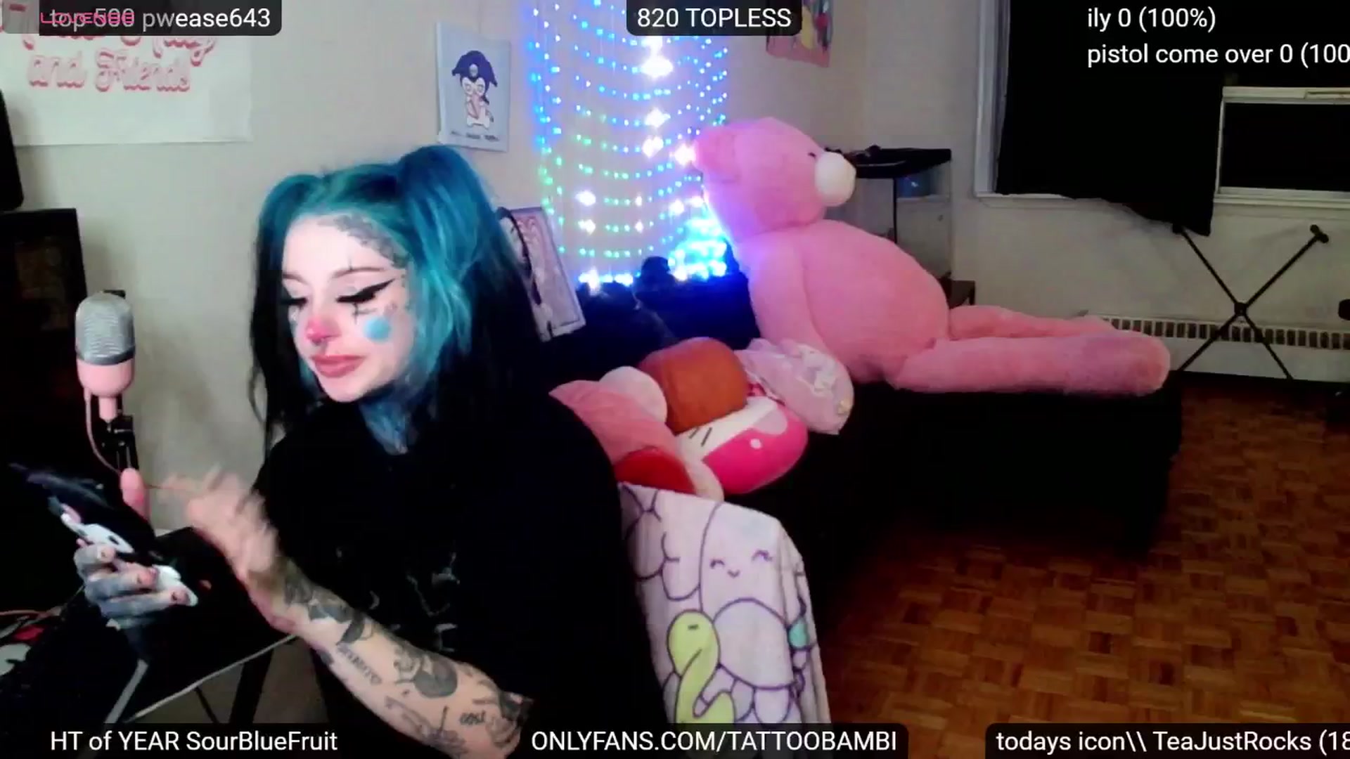 Gallery image thumbnail from Tattoobambi's myfreecams stream on, 10/22/2024, 24:01 image 3 of 20