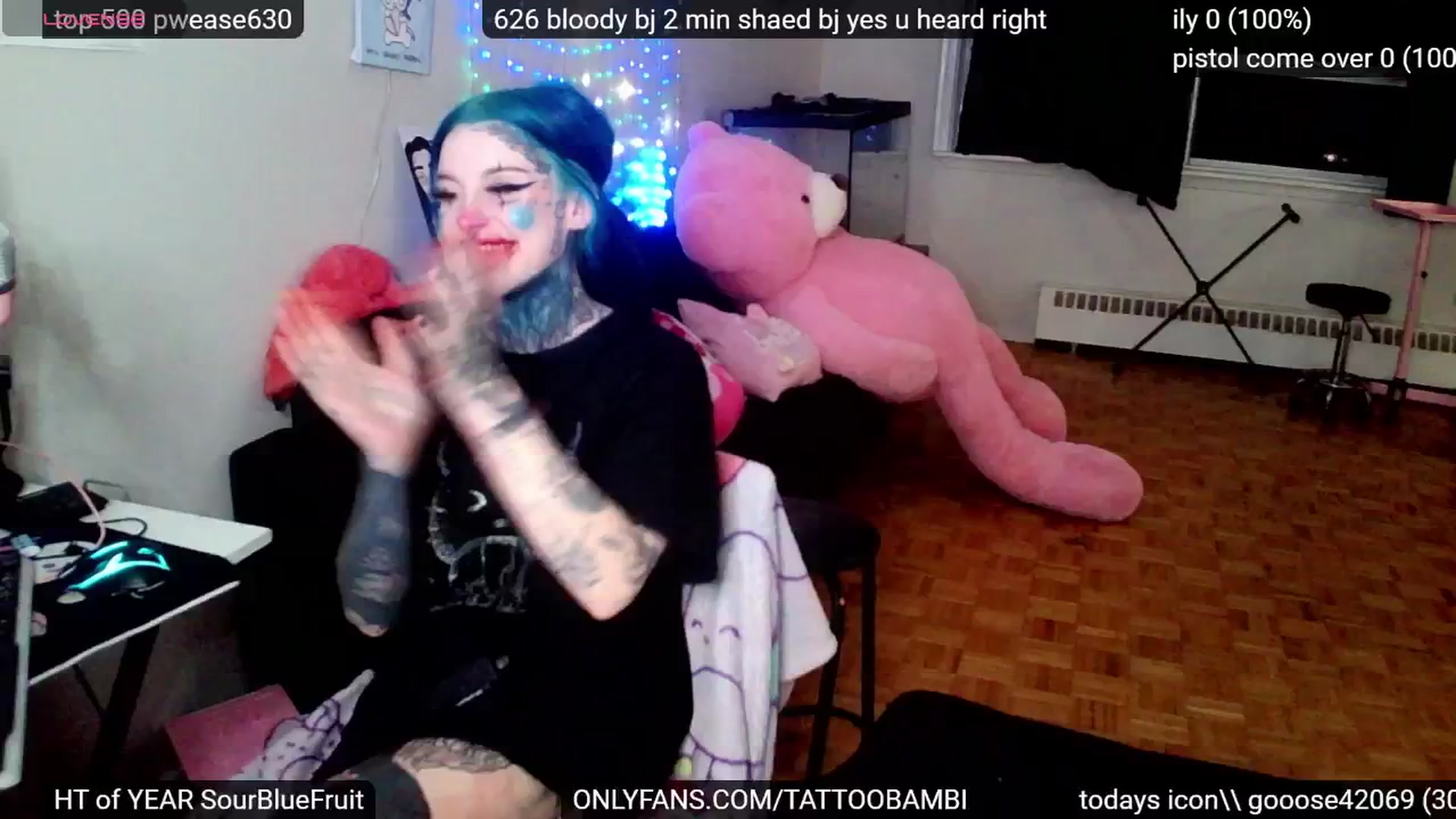 Gallery image thumbnail from Tattoobambi's myfreecams stream on, 10/22/2024, 01:42 image 11 of 20