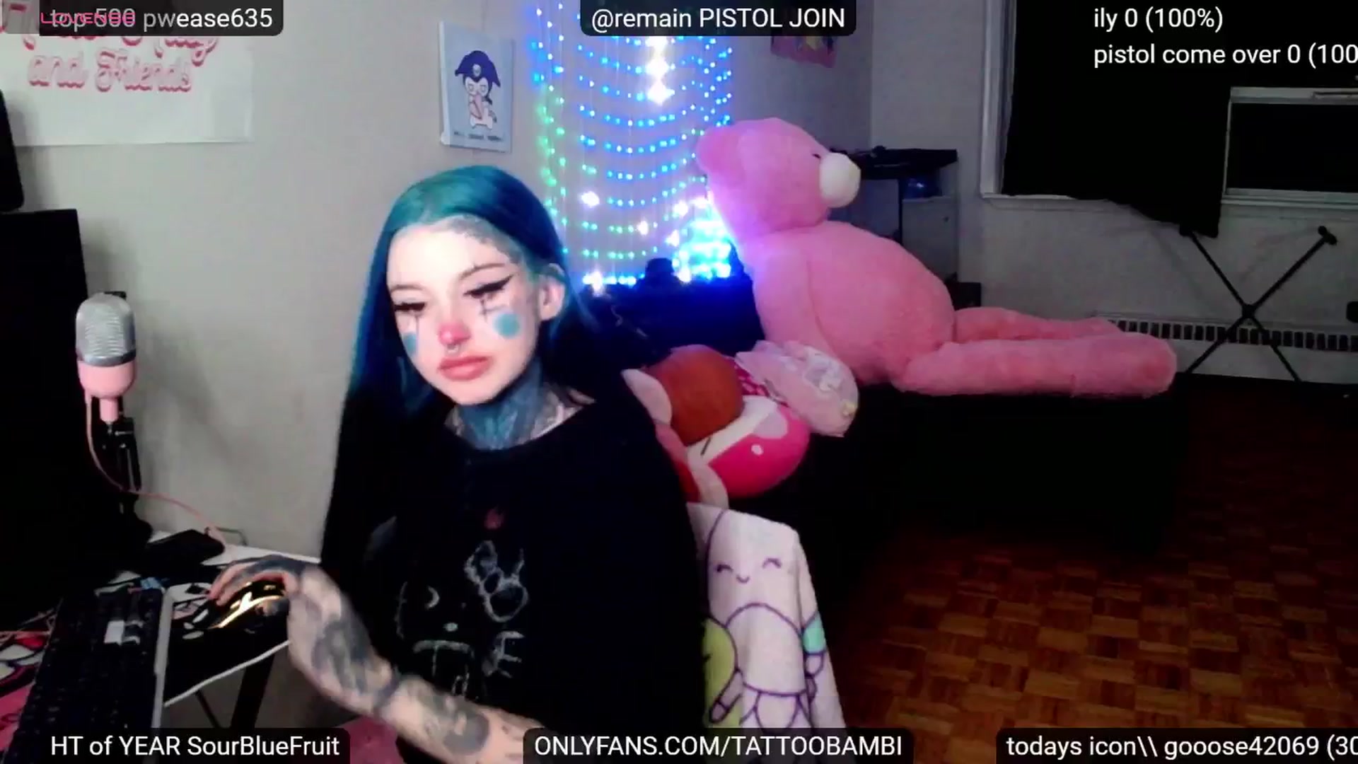 Gallery image thumbnail from Tattoobambi's myfreecams stream on, 10/22/2024, 01:42 image 1 of 20